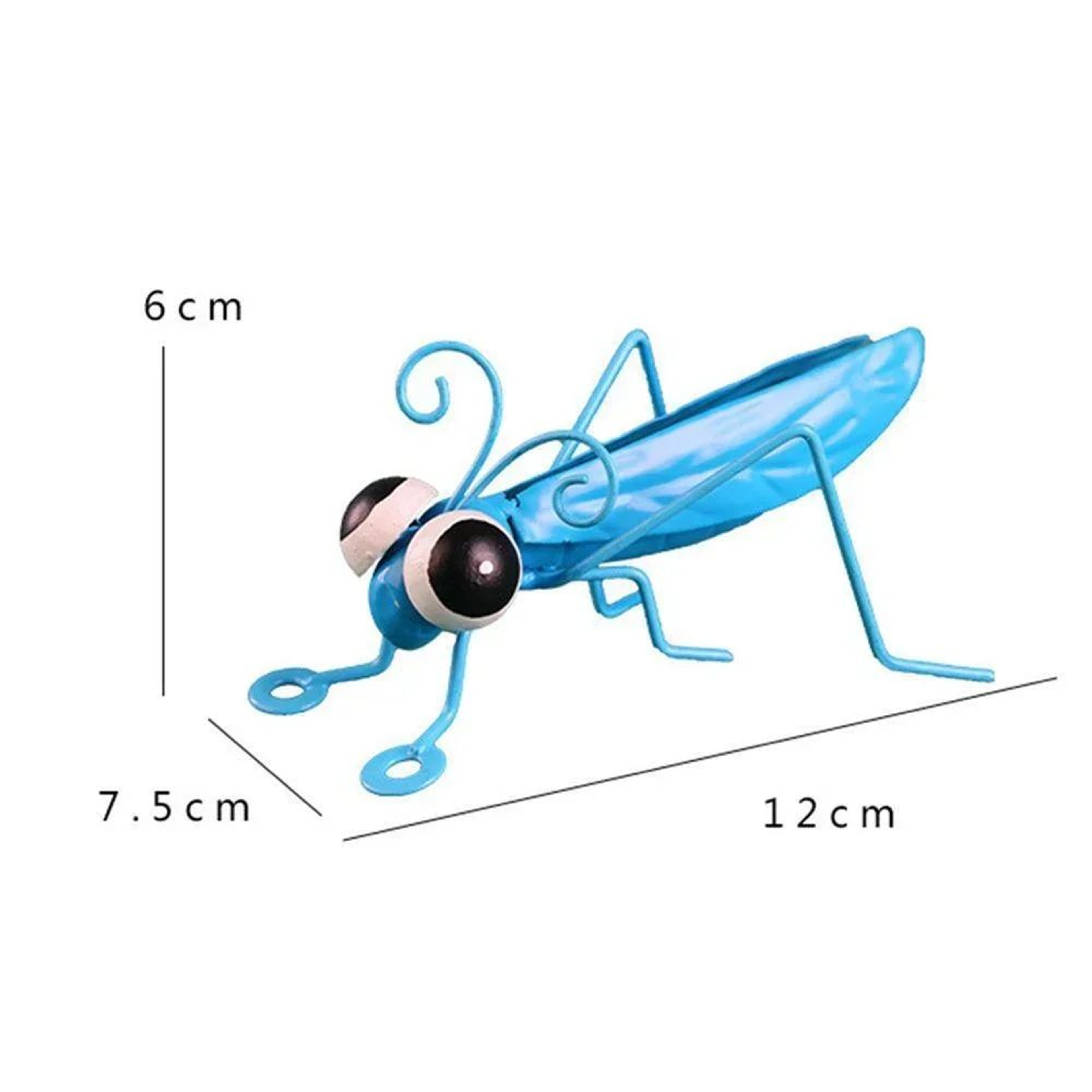 Cute Metal Grasshopper Garden Decor Outdoor Wall And Tree Art Accent 5