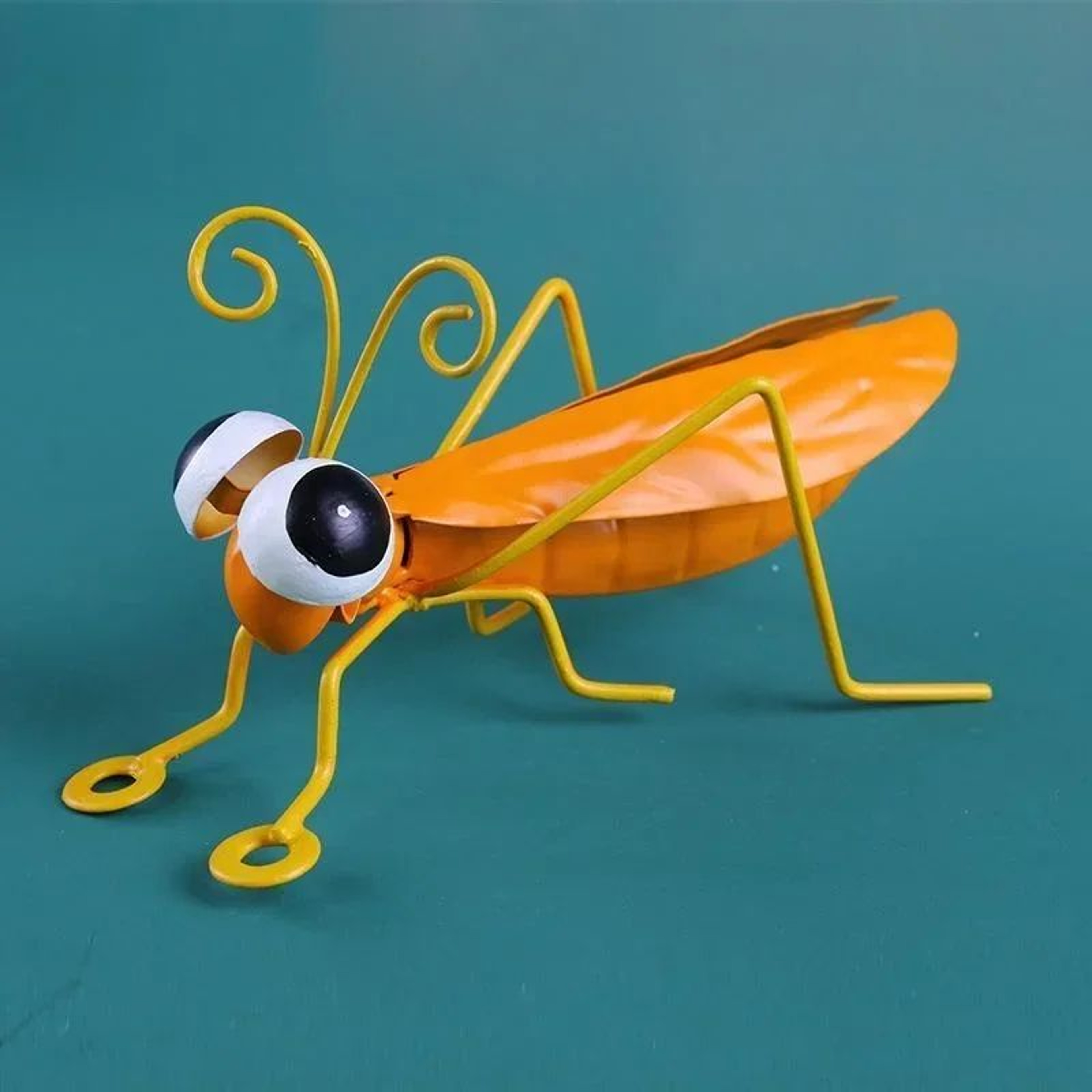 Cute Metal Grasshopper Garden Decor Outdoor Wall And Tree Art Accent 9