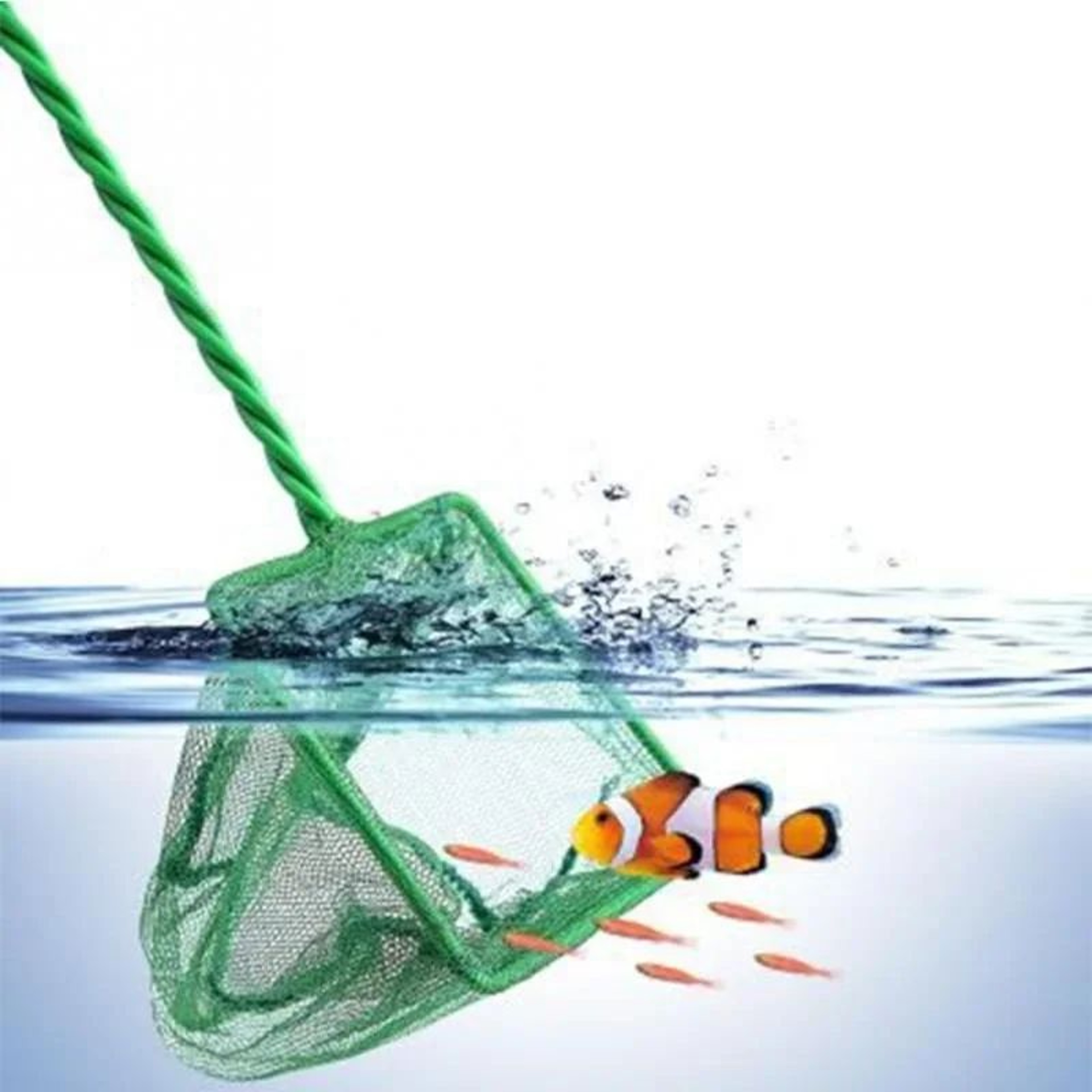 Long Handle Aquarium Fish Net Square Landing Net For Tanks And Ponds 1