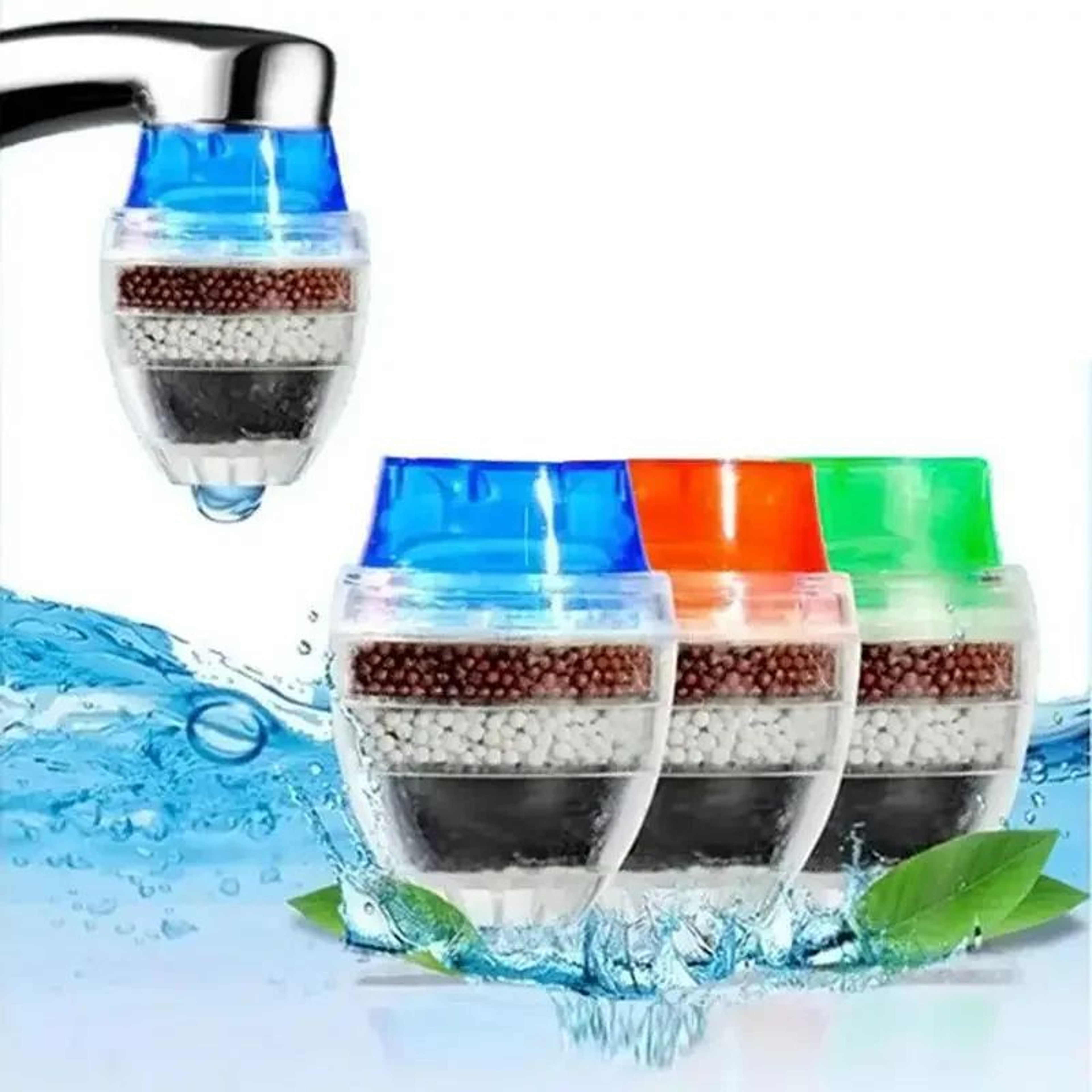 Kitchen Faucet Water Purifier With Activated Carbon Filter Tap Attachment 2