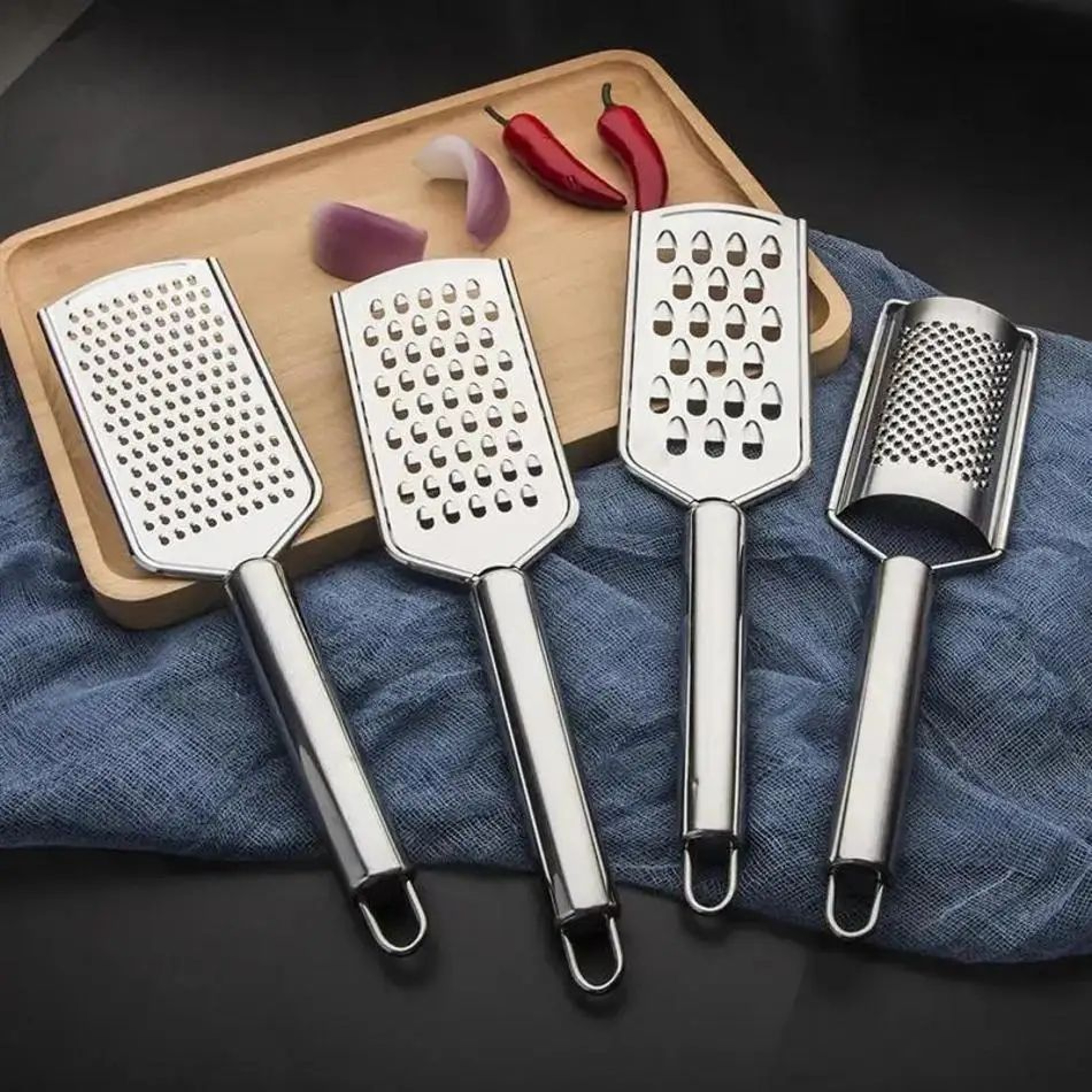 Stainless Steel Vegetable Grater MultiPurpose Cheese  Food Shredder 3