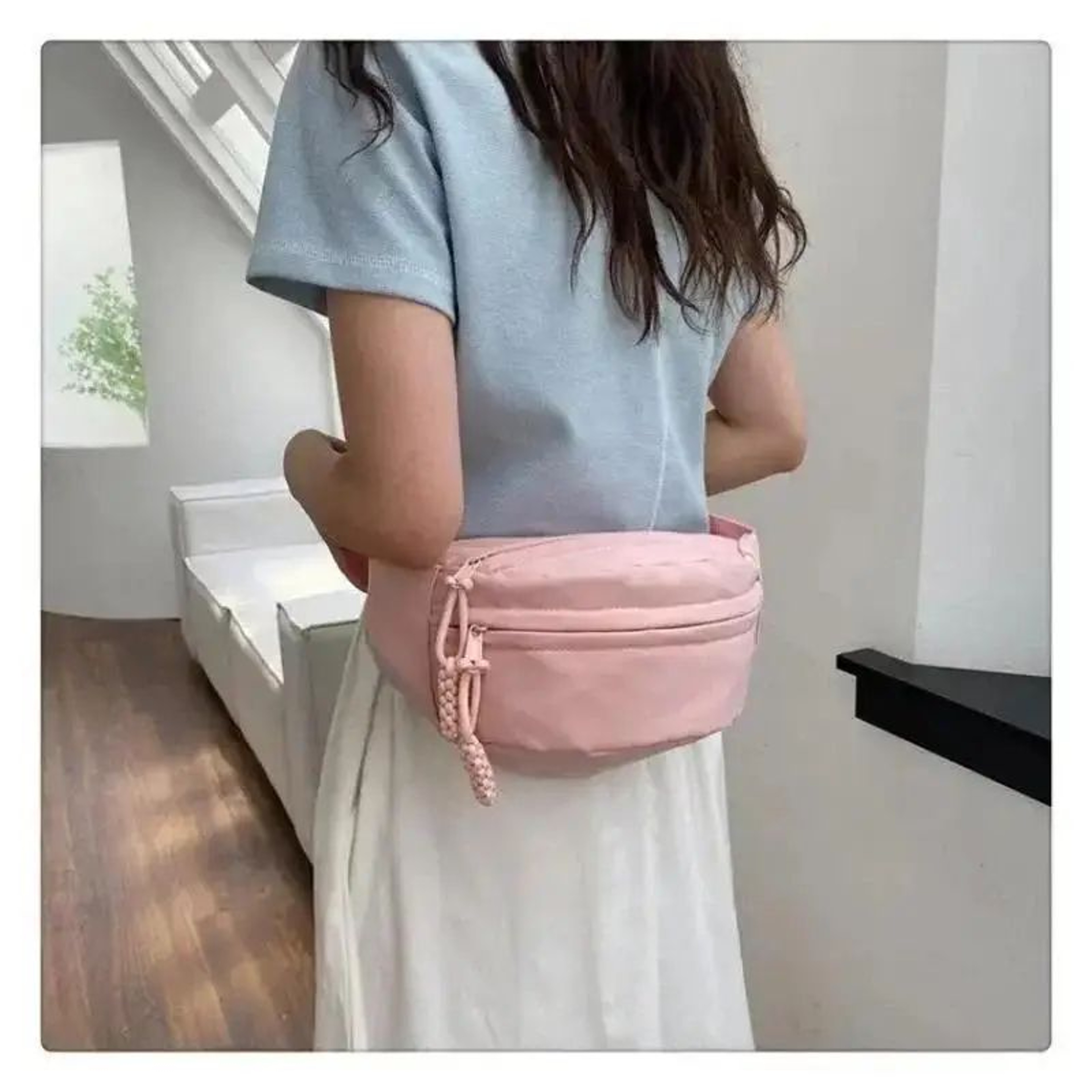 Waterproof Canvas Crossbody Bag For Women OneShoulder Casual Sports Bag 3