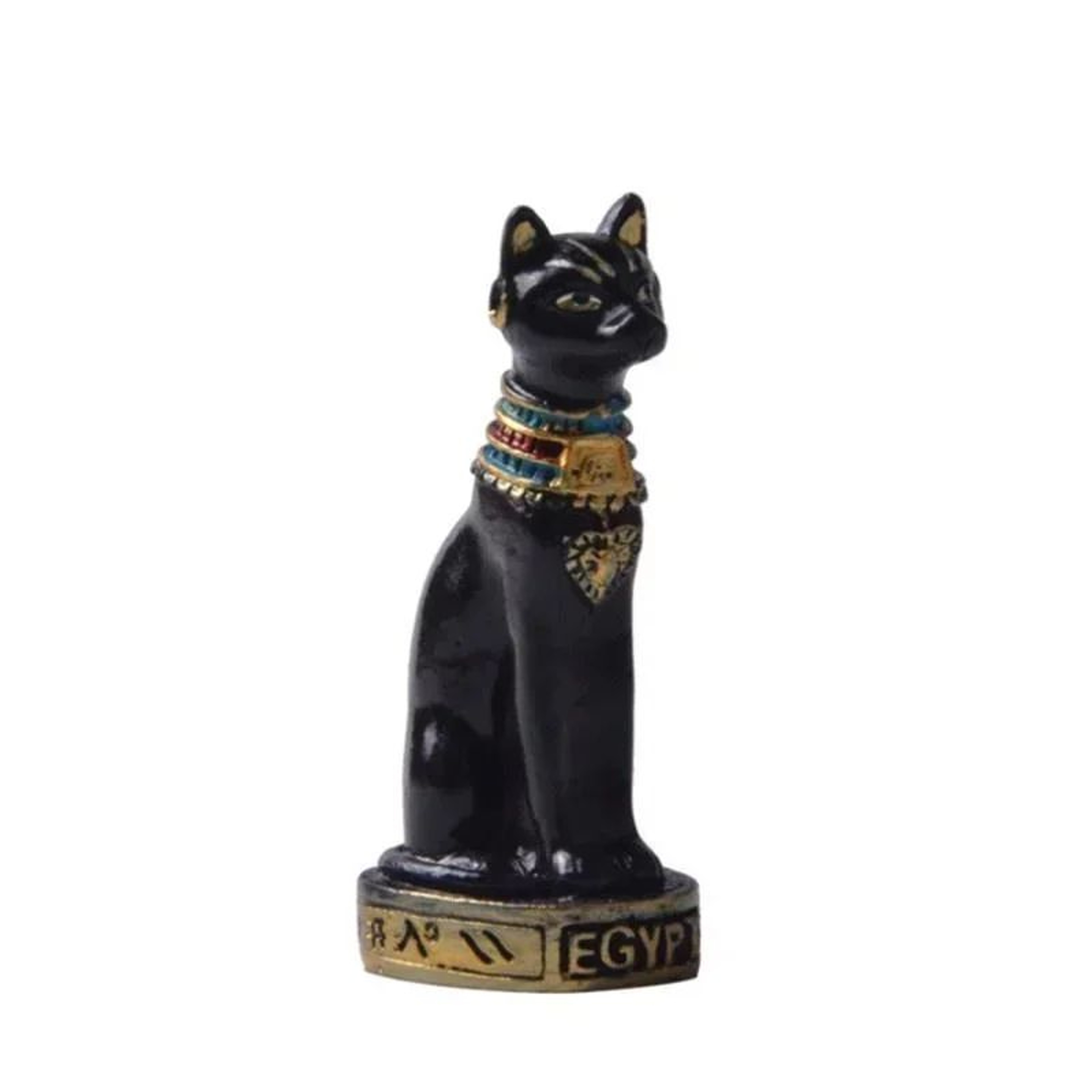 Regal Bastet Egyptian Cat Statue  Elegant Home Decor  Egyptian Figurine Accent 5