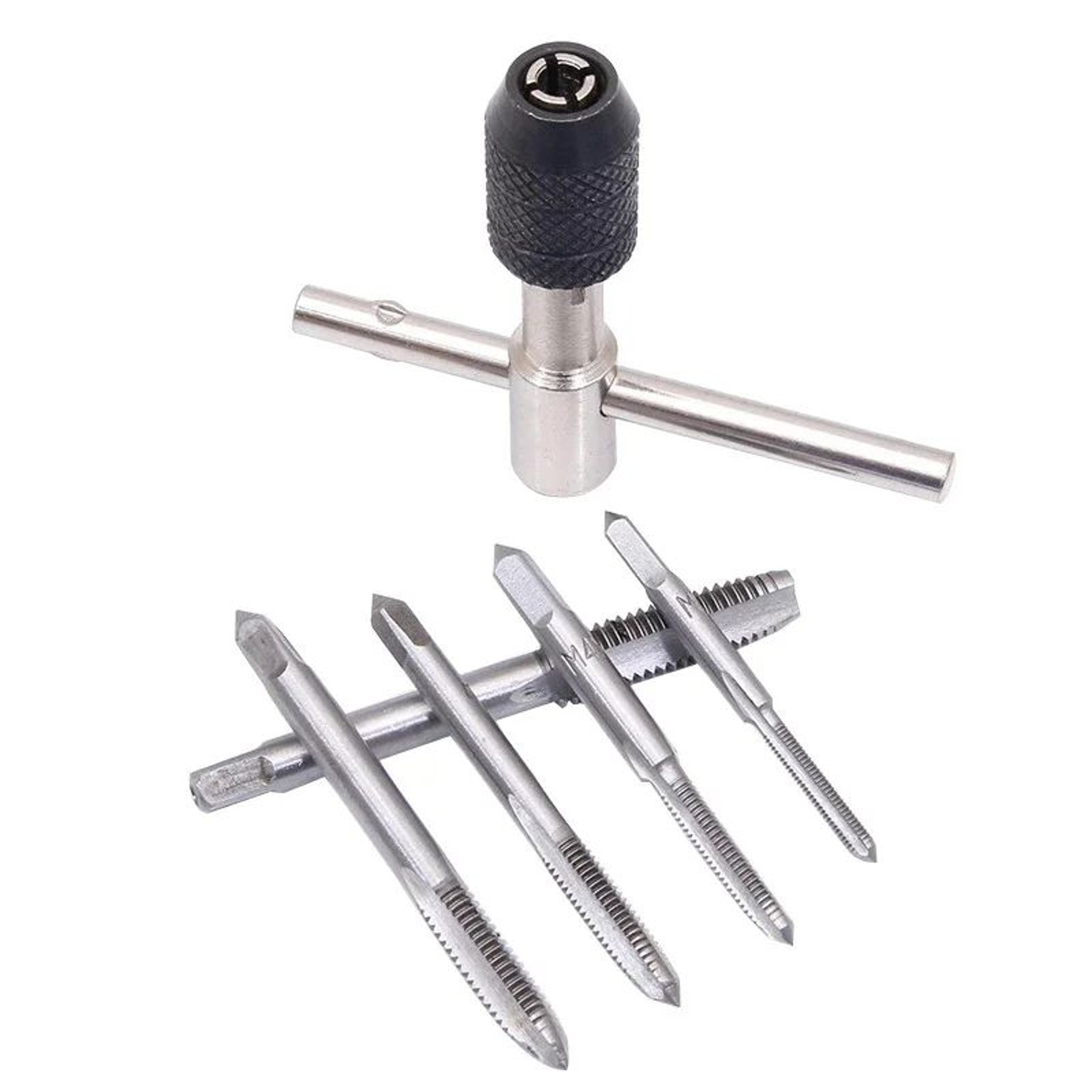 ProGrip 6Piece Metric Tap And Wrench Set  Precision Tap And Die Set M3M8 0