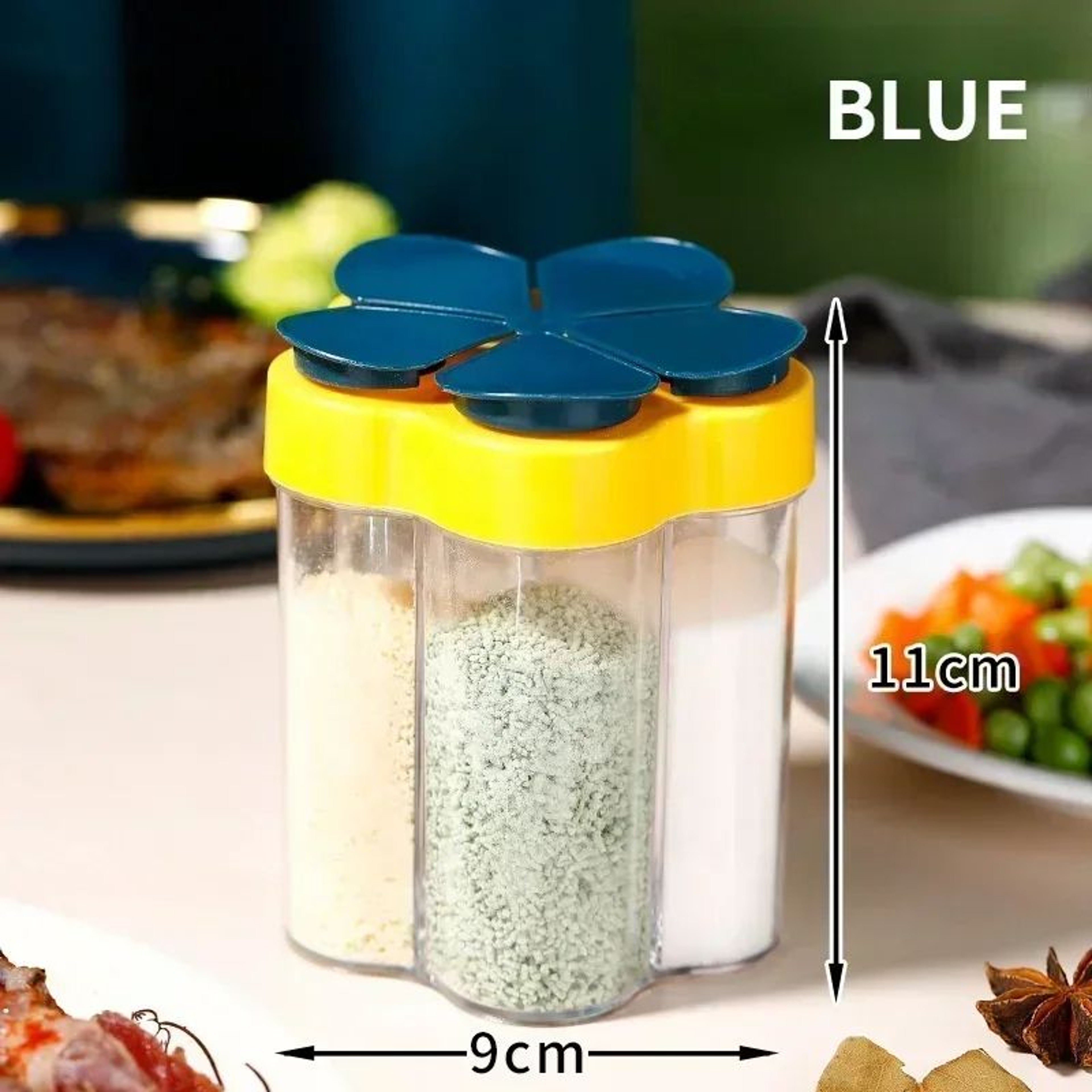 Compact Travel Spice Container  Portable Seasoning Jar For Kitchen  Camping 6