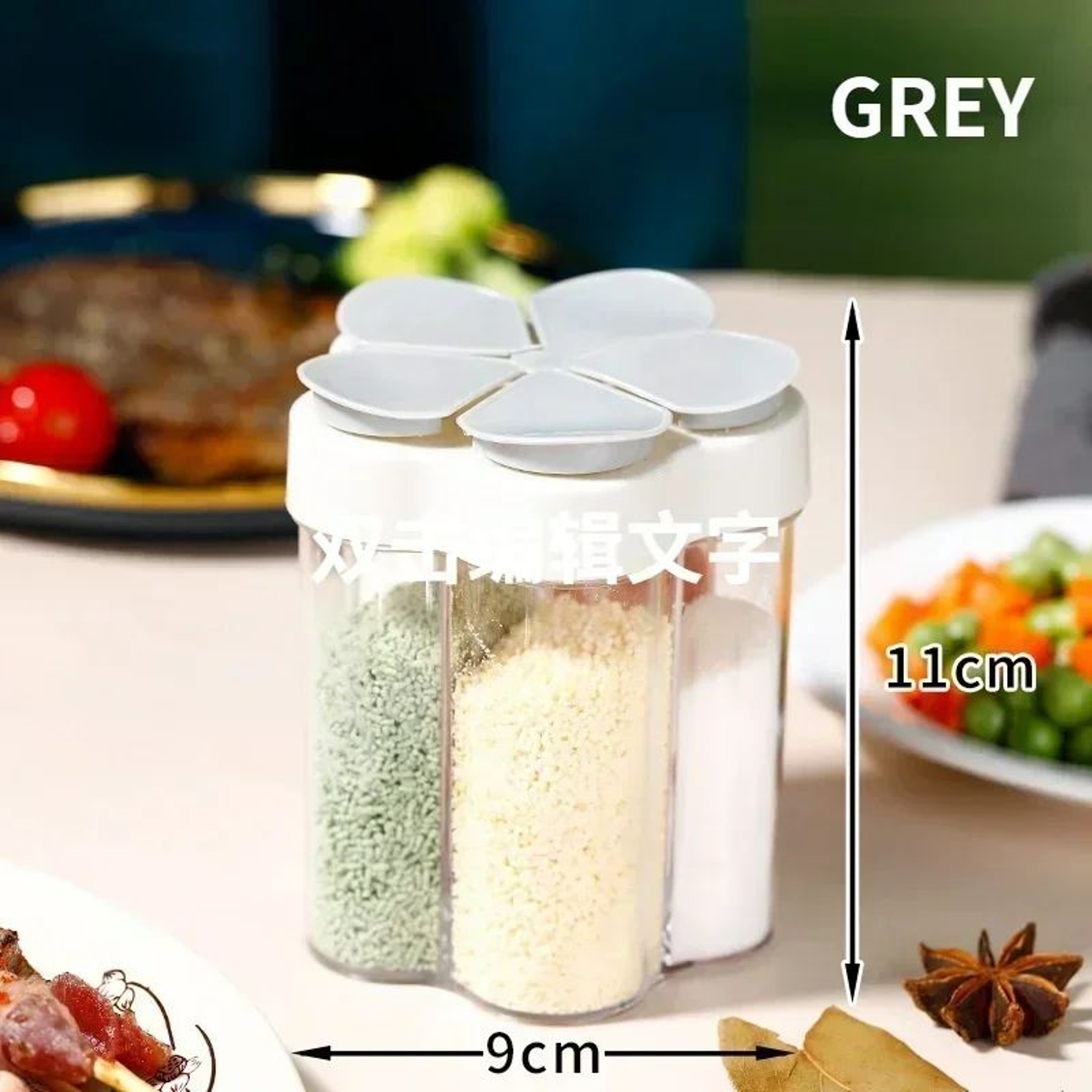 Compact Travel Spice Container  Portable Seasoning Jar For Kitchen  Camping 7