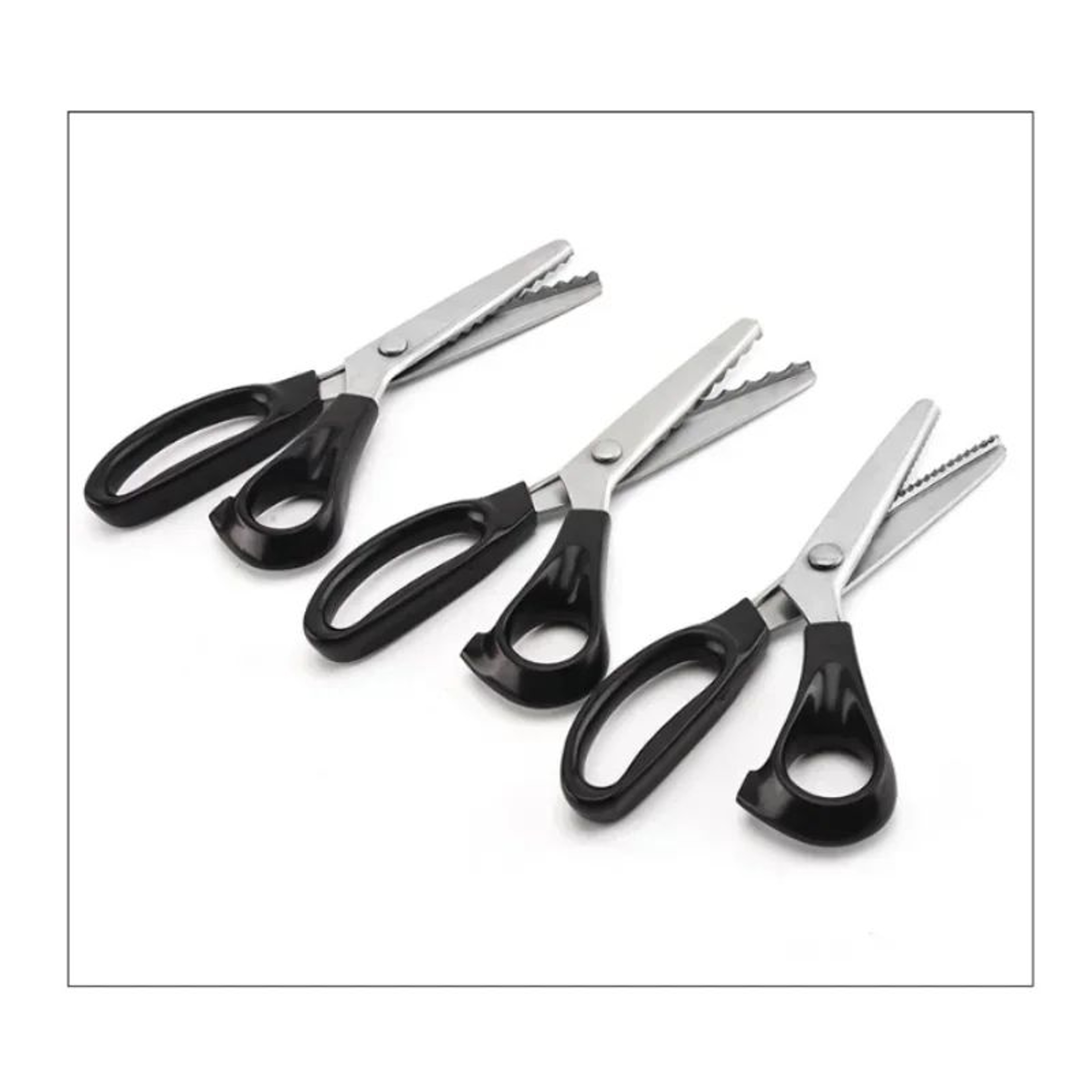 Precision Wave Tailor Scissors  Stainless Steel Pinking Shears For Sewing  Dressmaking 5