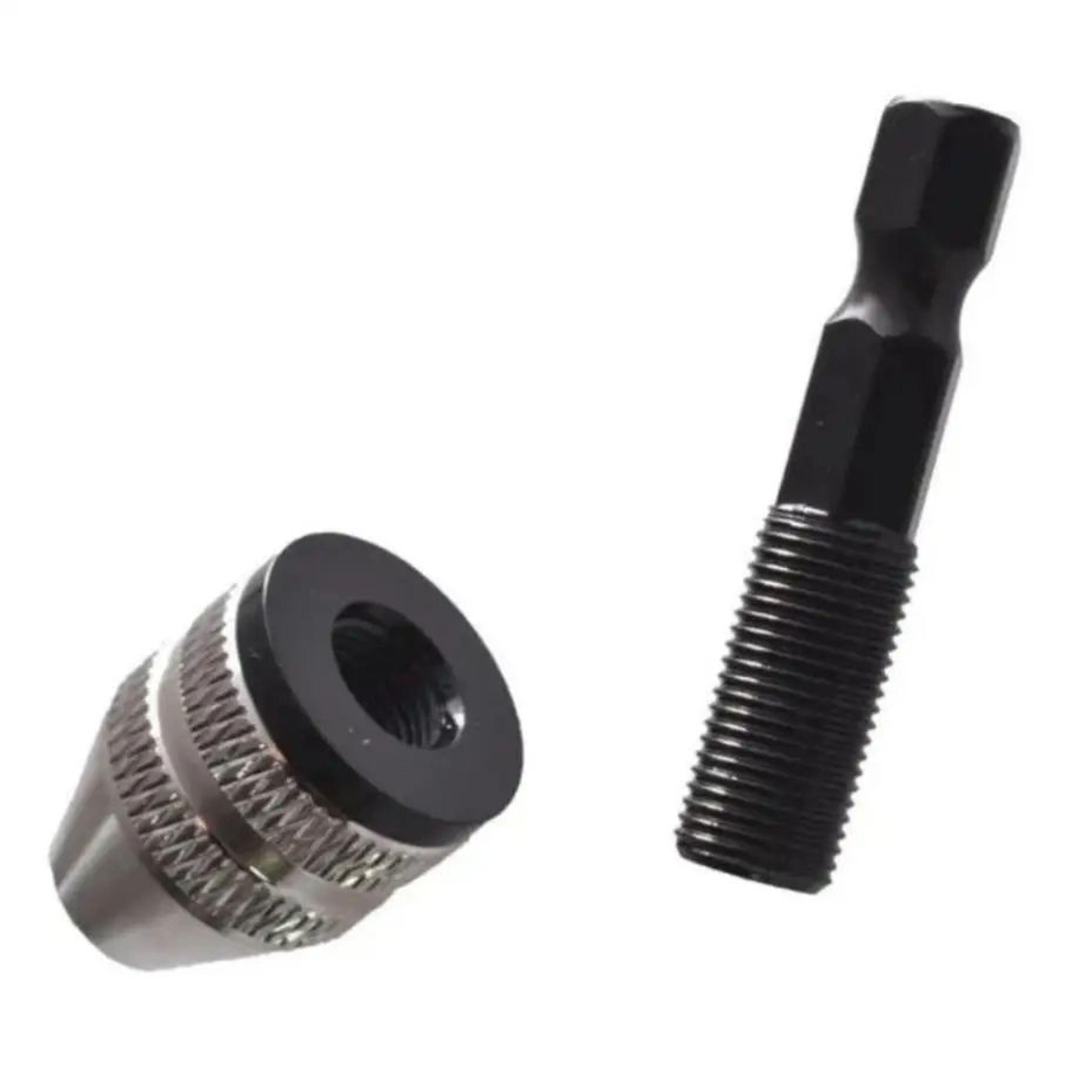 PrecisionGrip Mini Drill Chuck Adapter  Adjustable Three Jaw Chuck With Hex Shank 0336mm 3