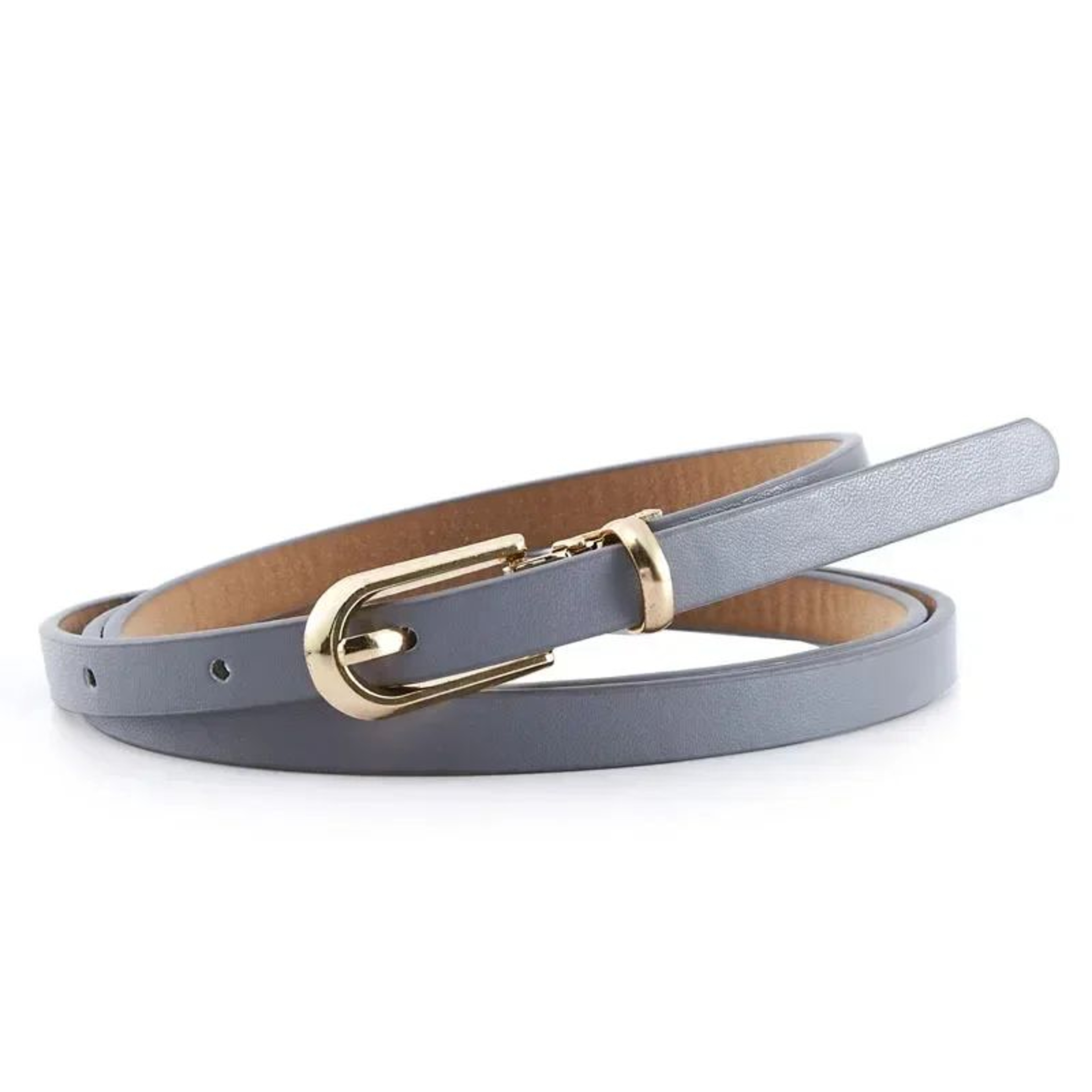 PearlGrace Elastic Waist Belt For Women  Luxury Double Pearl Dress Belt In PU Leather 4