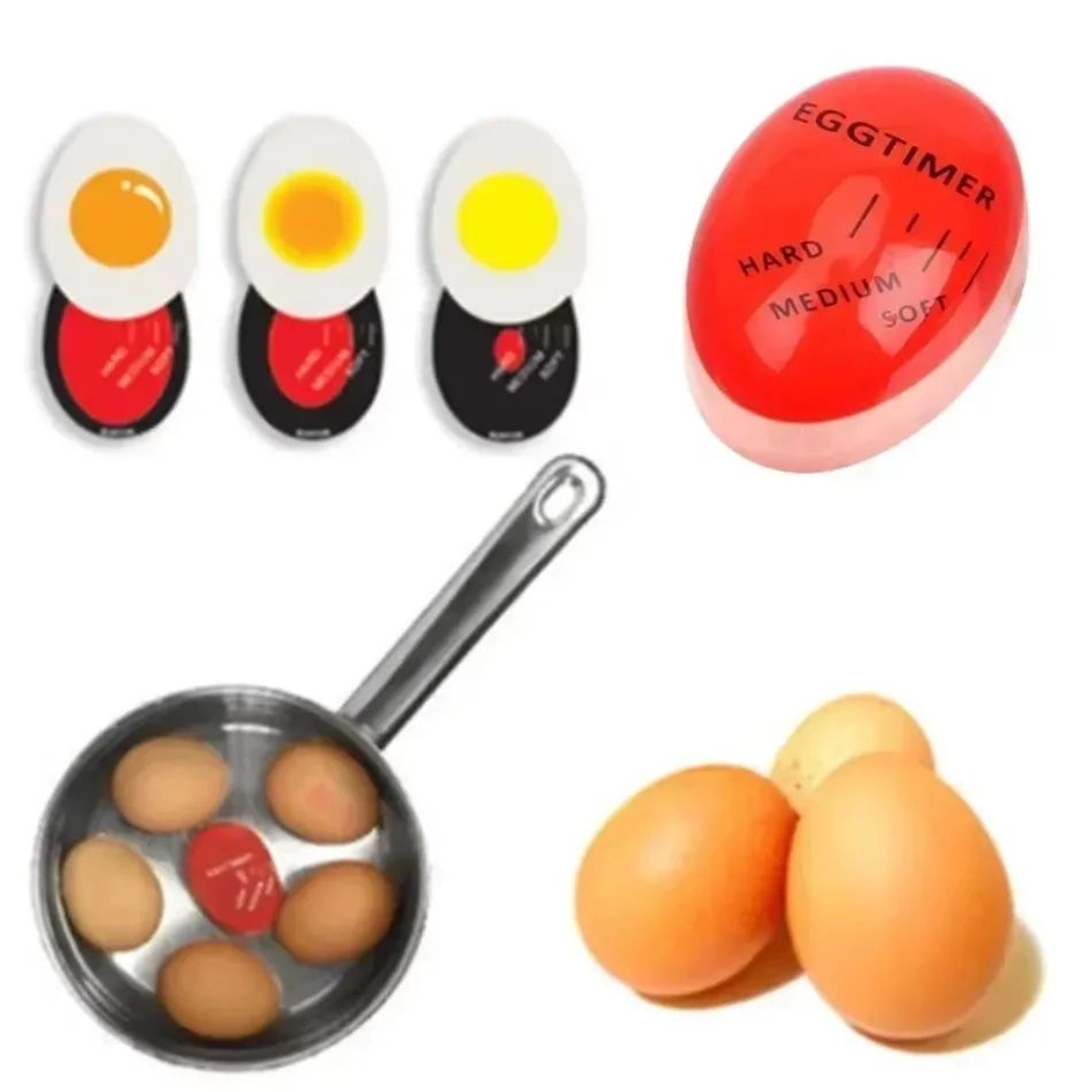 PerfectBoil Color Changing Egg Timer  Smart Soft Boiled Egg Timer For Foolproof Results 1