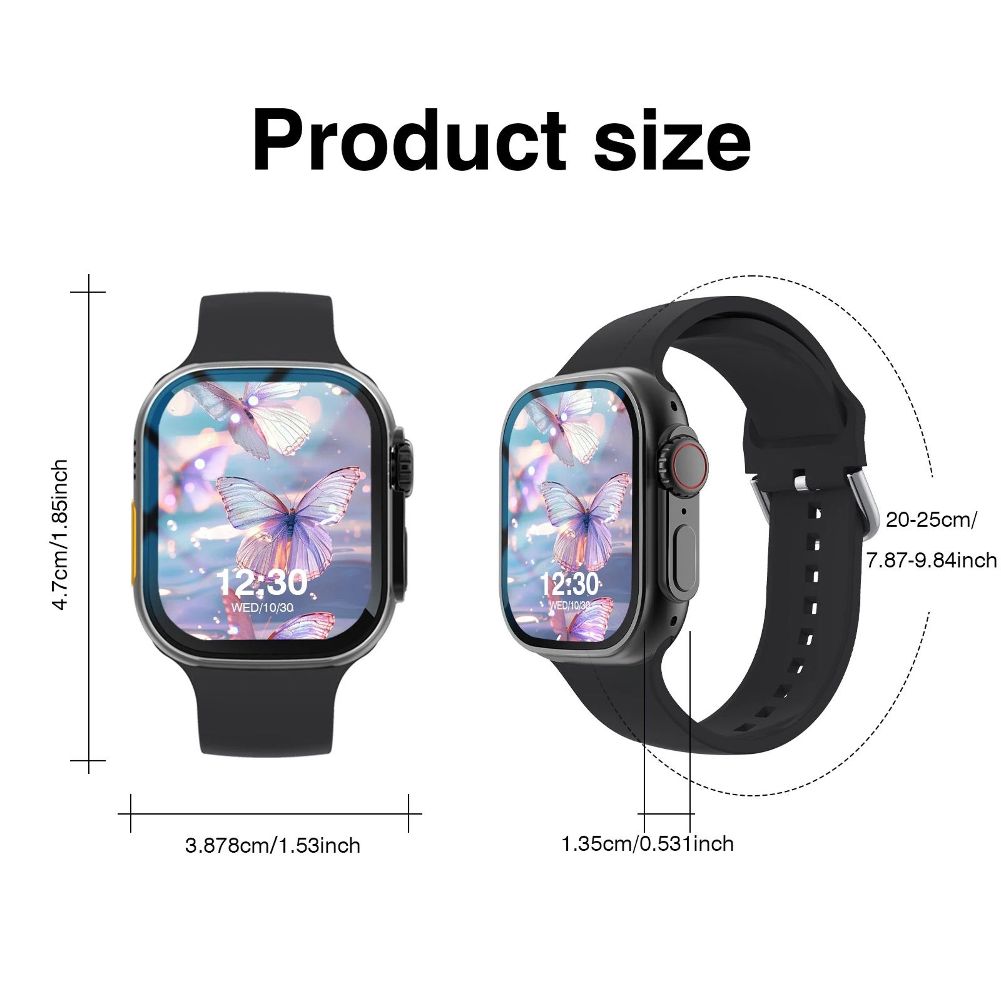 201 HD Sports Smart Watch With Bluetooth Calling  Health Monitor 1