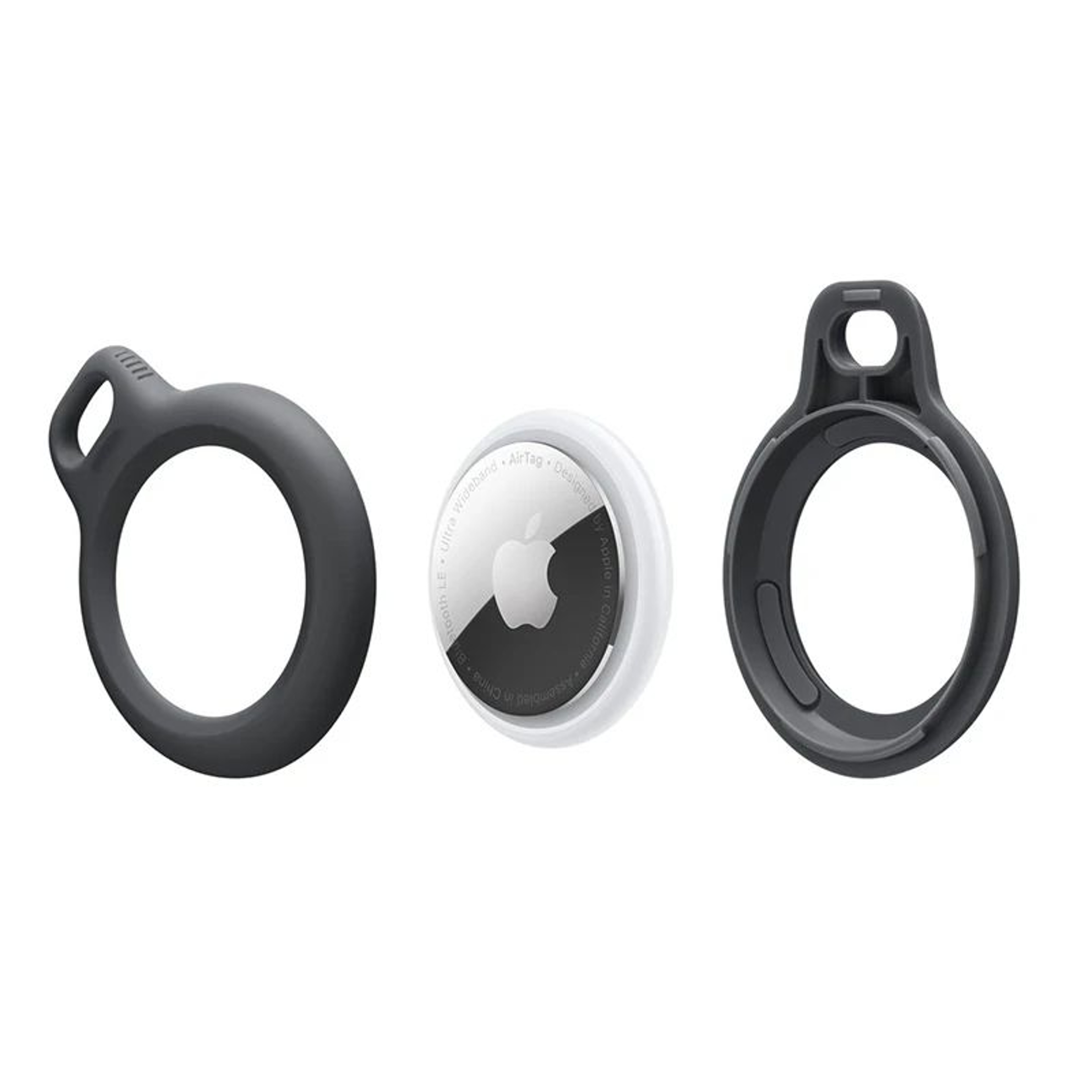 Liquid Silicone AirTag Case With Keychain For Pets  Keys 1