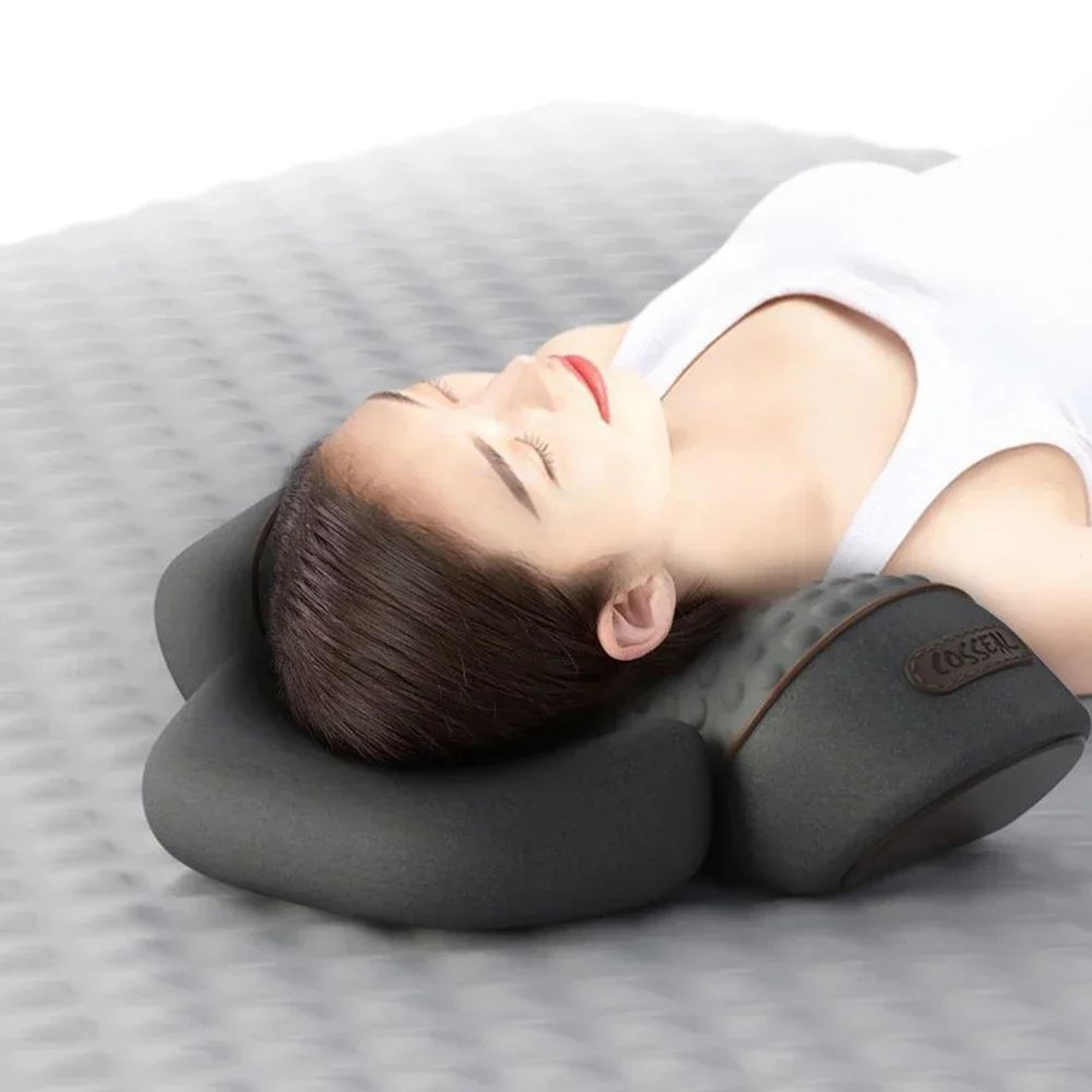 3in1 Neck Massager Pillow With Heat  Traction  Deep Tissue Shoulder Relief 3