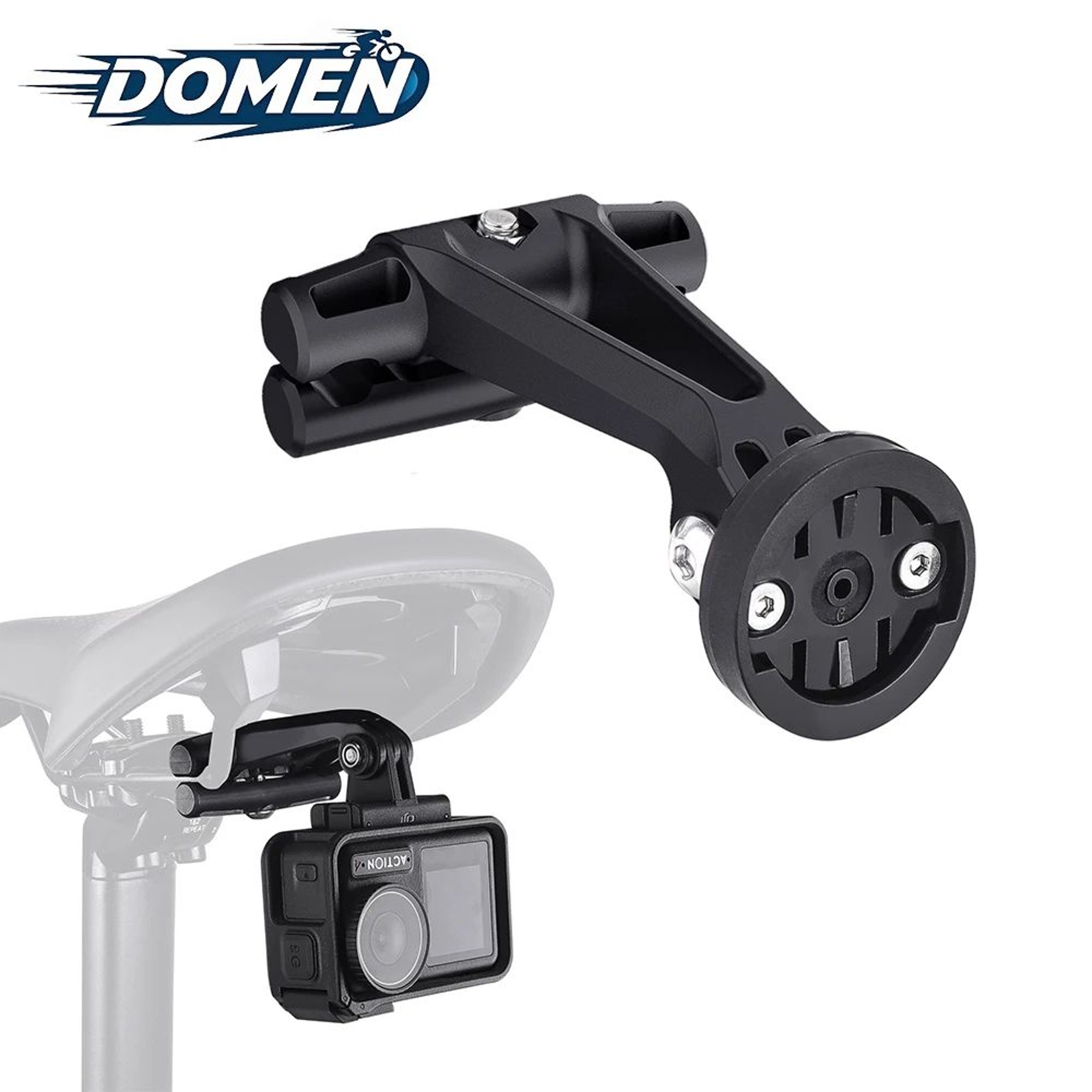 DOMEN Garmin Varia Saddle Mount  Secure Bicycle Tail Light Bracket 0