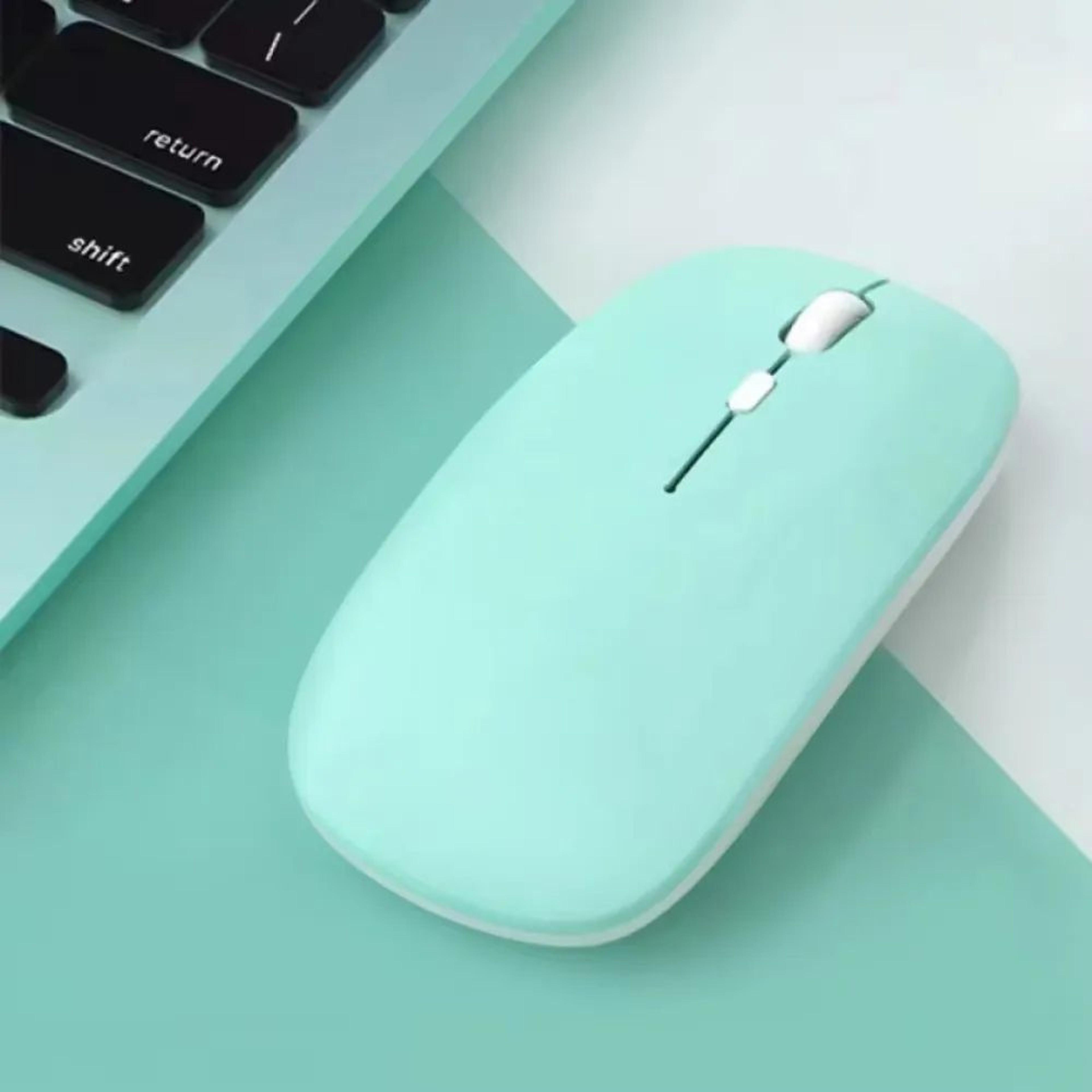 UltraSlim Silent Bluetooth Wireless Mouse For Laptop IPad  Tablet 5