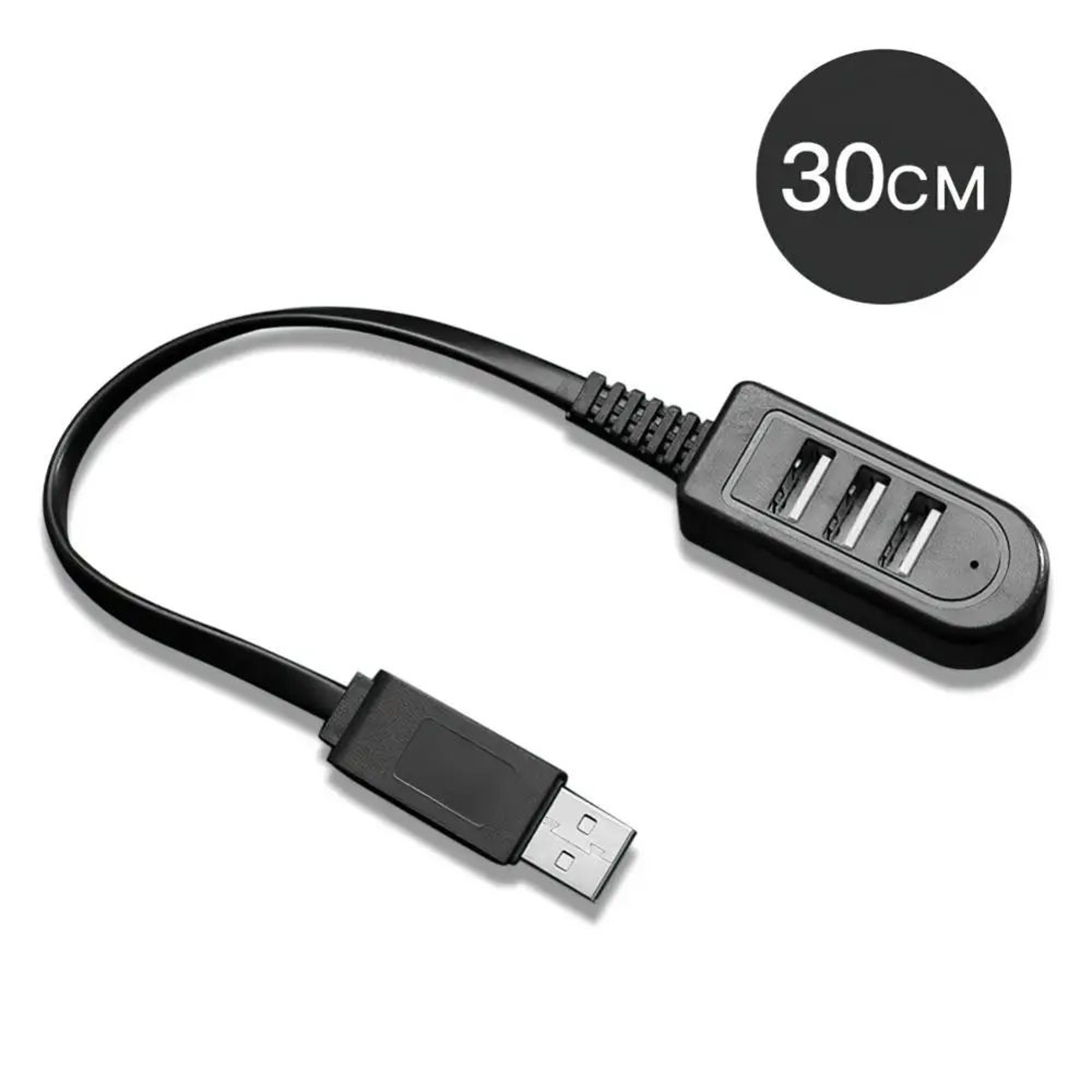 MultiPort USB Charging Hub 30cm Cable USB 20 Splitter Power Only 4