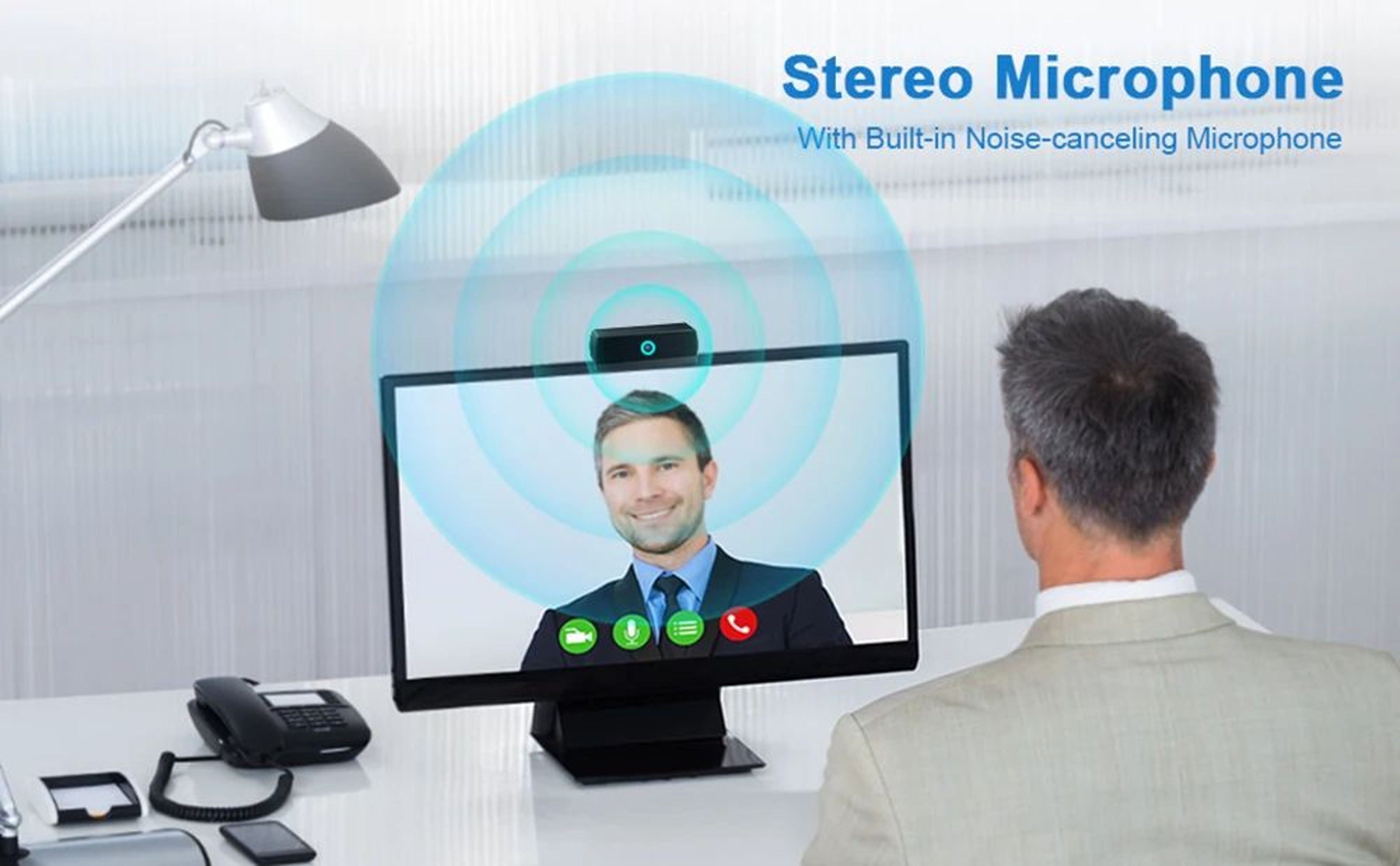 Full HD 1080P Autofocus Webcam With Microphone  USB 1080P Webcam For PC Laptop  Live Streaming 4
