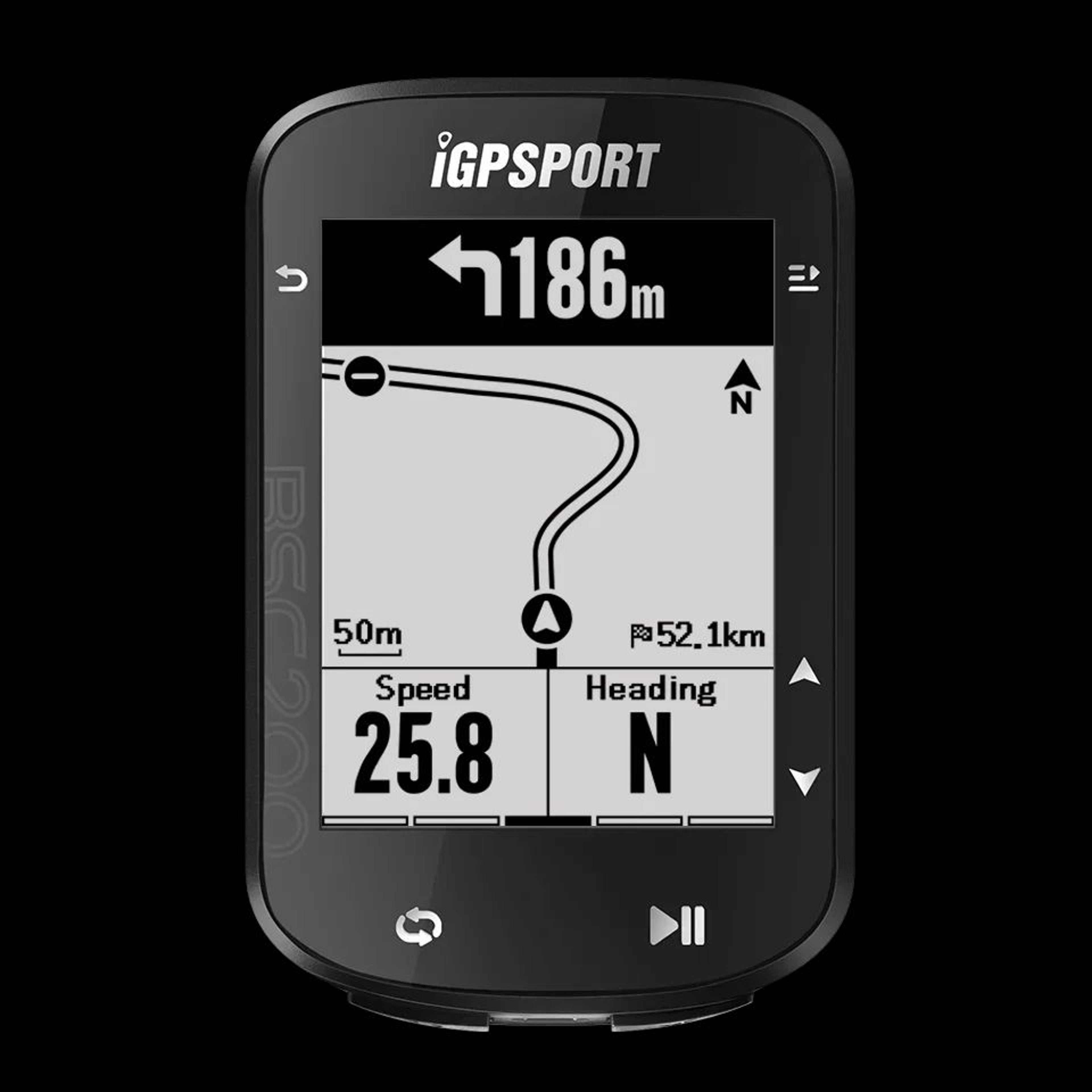 IGPSPORT BSC200 Advanced GPS Bike Computer With Route Navigation  ANT Bluetooth Connectivity 3