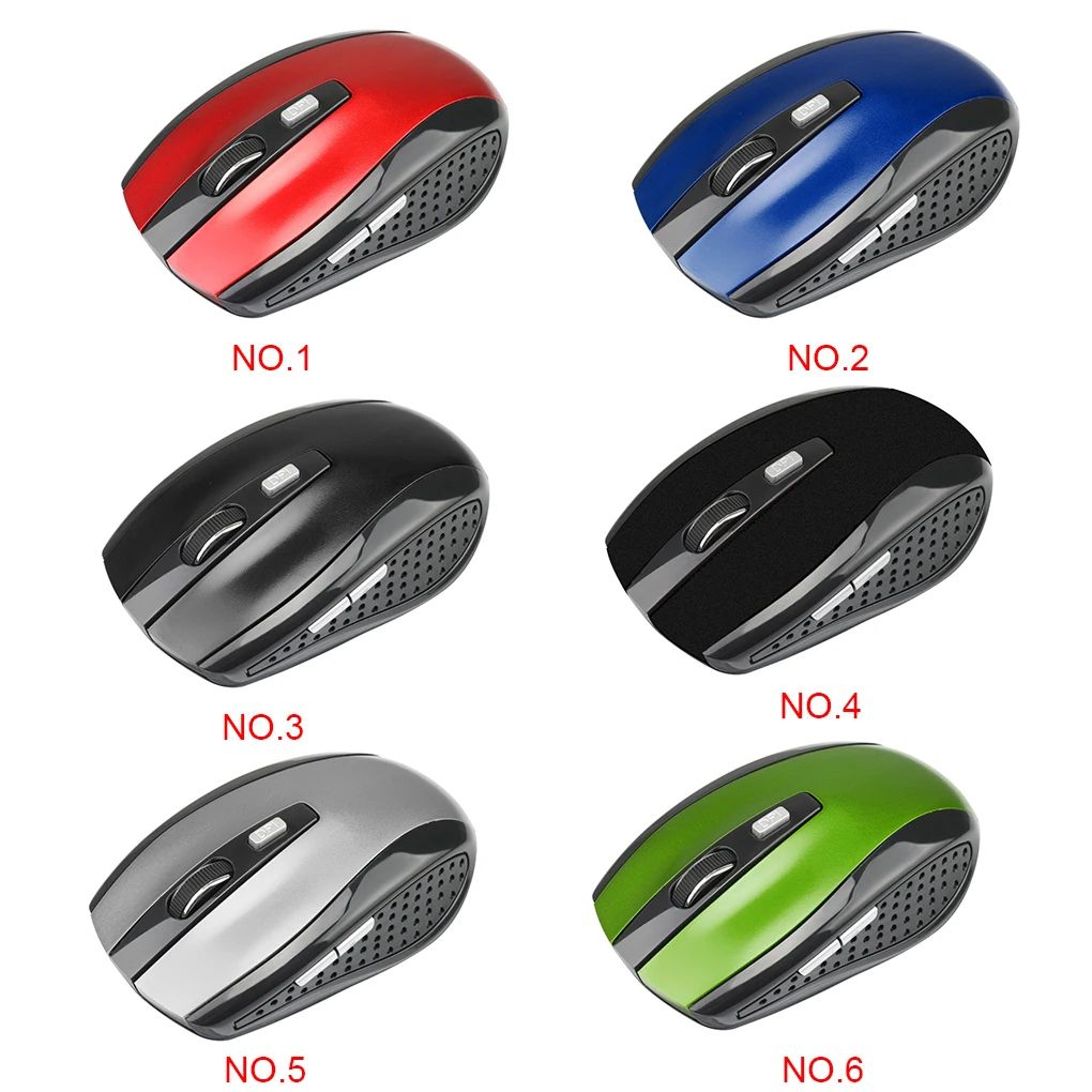 ProGlide 6Button Wireless Gaming Mouse With Adjustable DPI  Fast Optical Mouse For PC  Laptop 0
