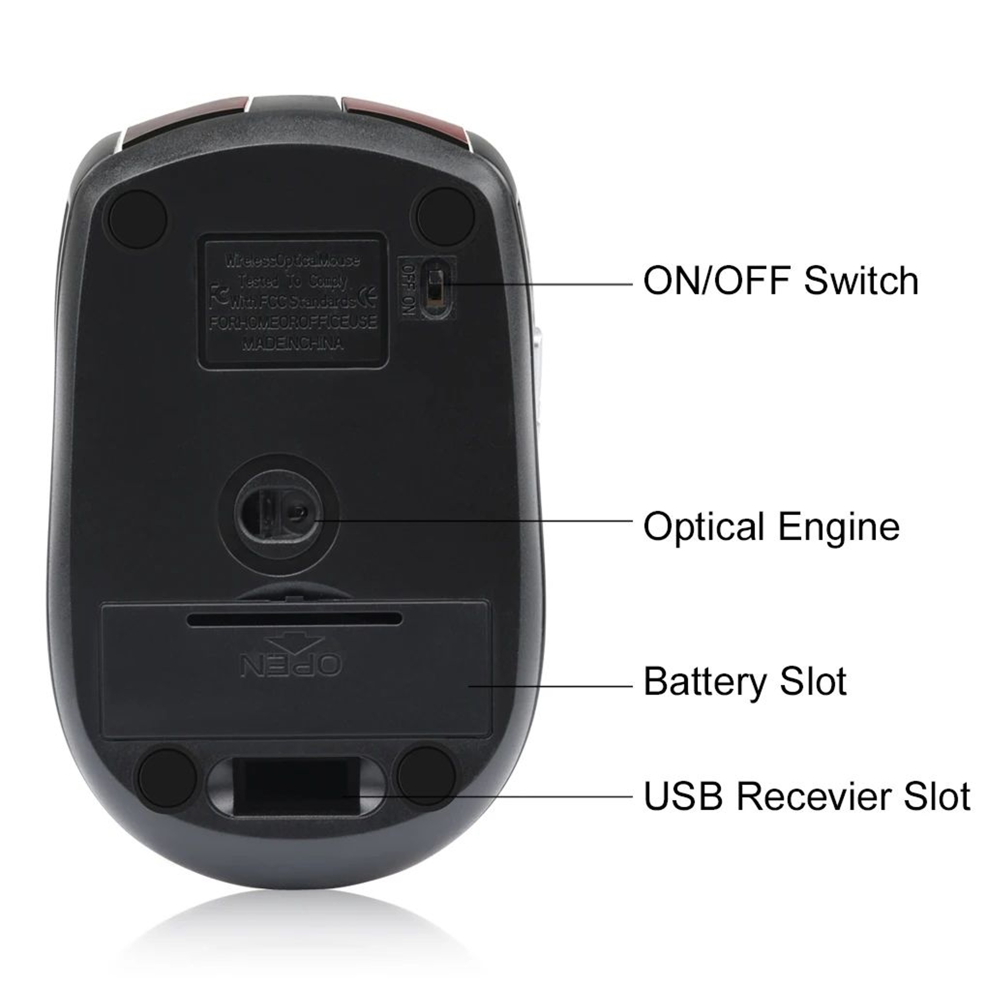 ProGlide 6Button Wireless Gaming Mouse With Adjustable DPI  Fast Optical Mouse For PC  Laptop 5