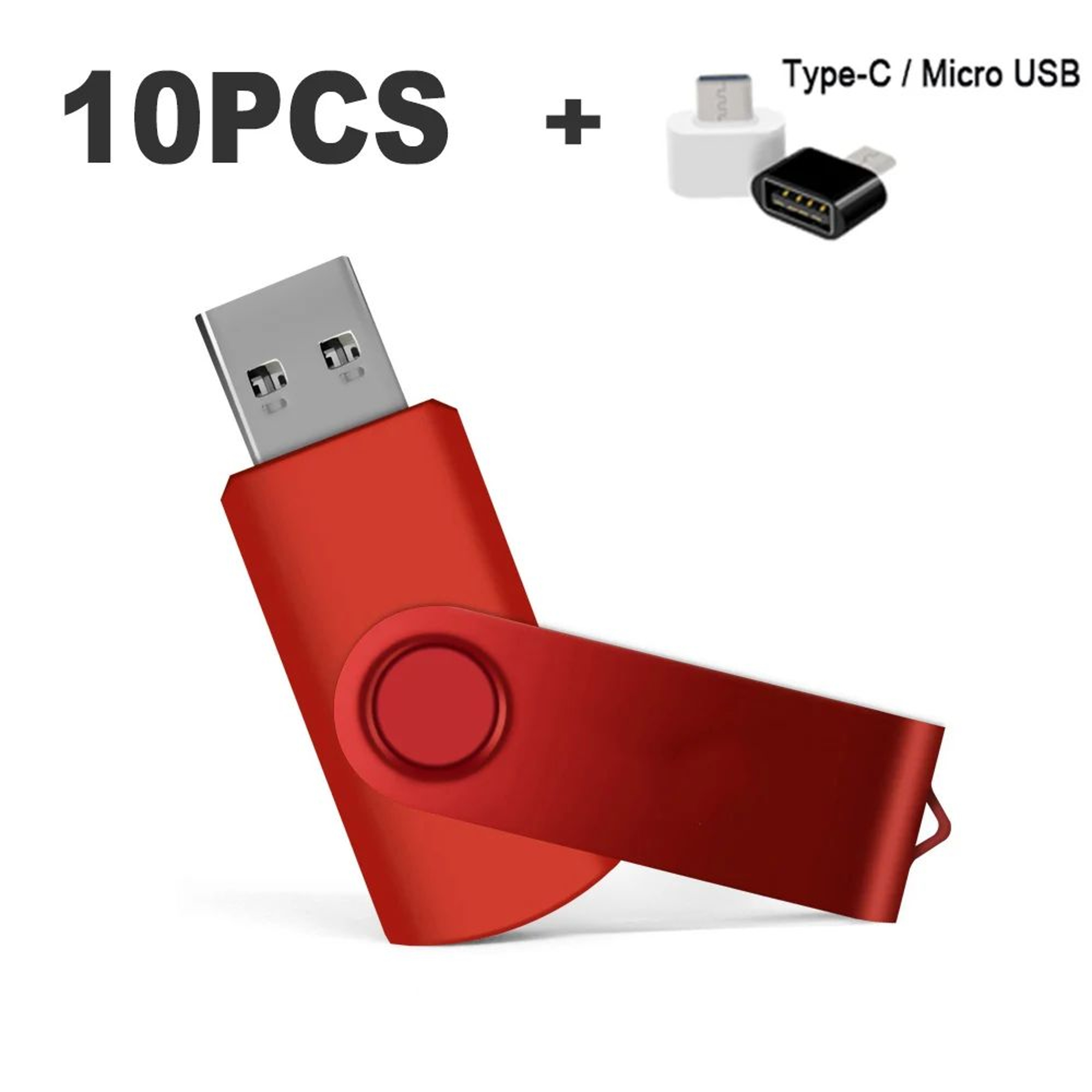 10Pack Color USB Flash Drive 20  Customizable Mini USB Memory Stick Set 4GB128GB 17