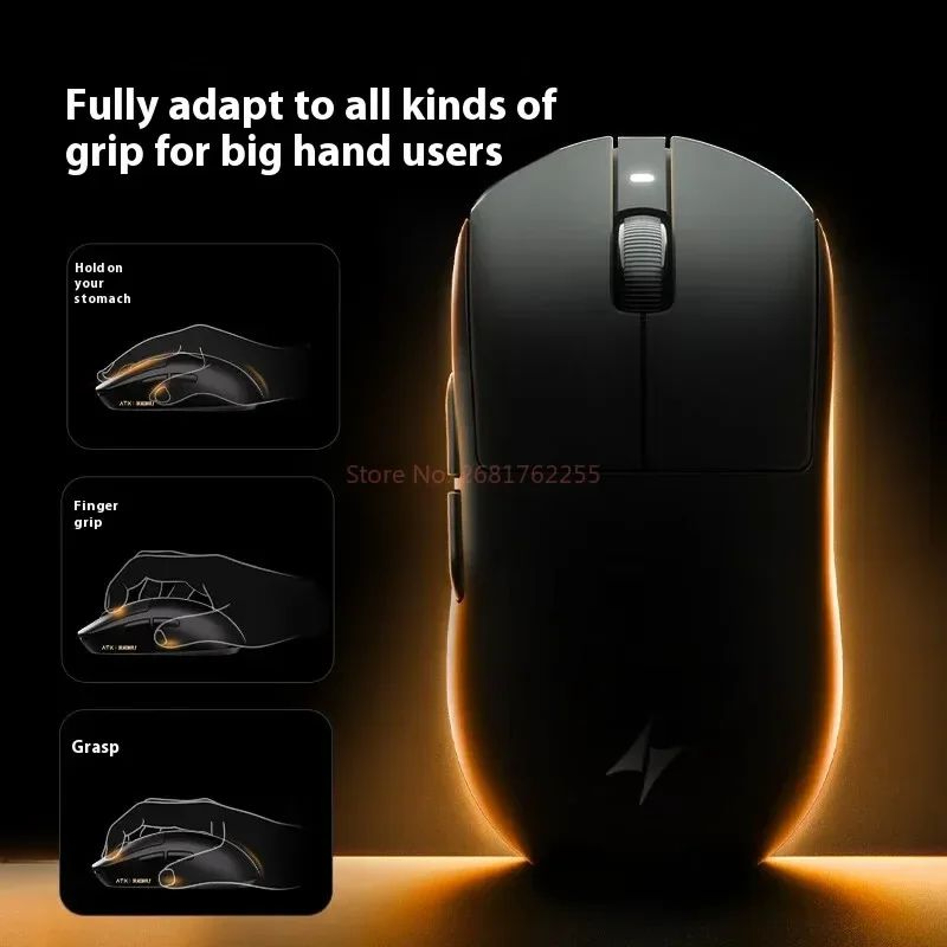 ATK A9 Ultra 8K Wireless Gaming Mouse  53g TriMode Precision For Competitive Play 0