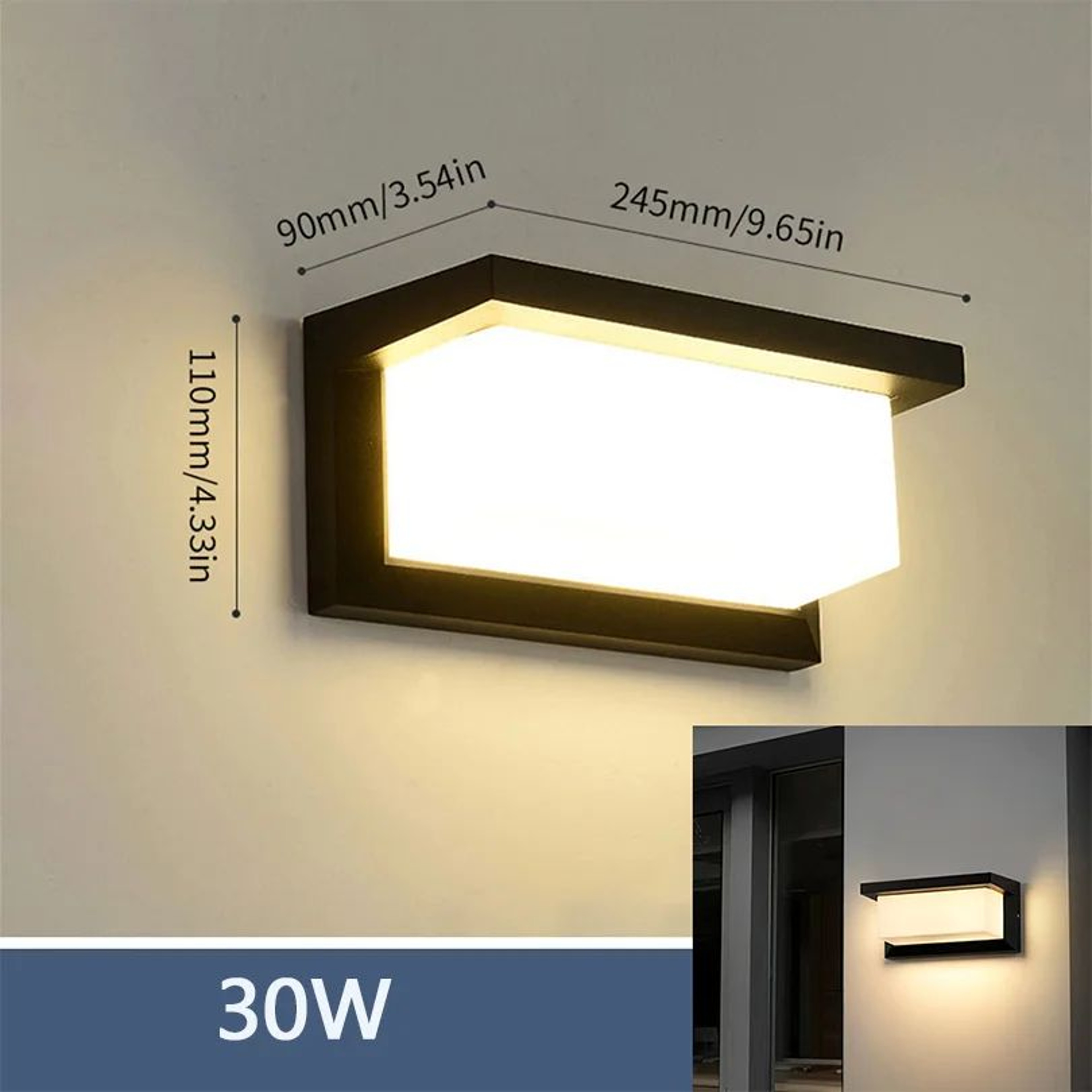 Premium LED Outdoor Wall Light With Motion Sensor  Waterproof Porch  Garden Lighting 4