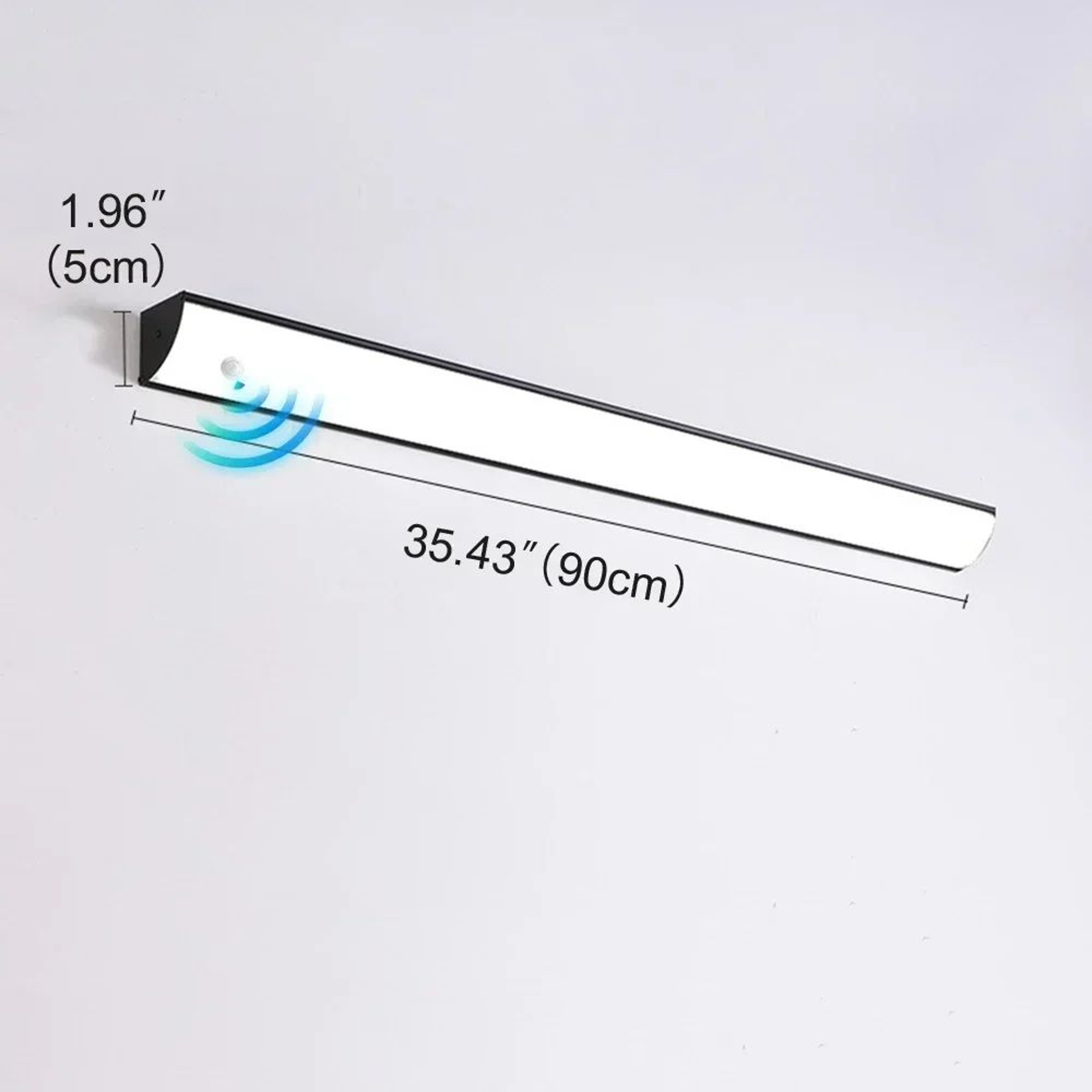 Minimalist Long Strip Outdoor Wall Light With Motion Sensor  Waterproof LED Garden Sconce 10