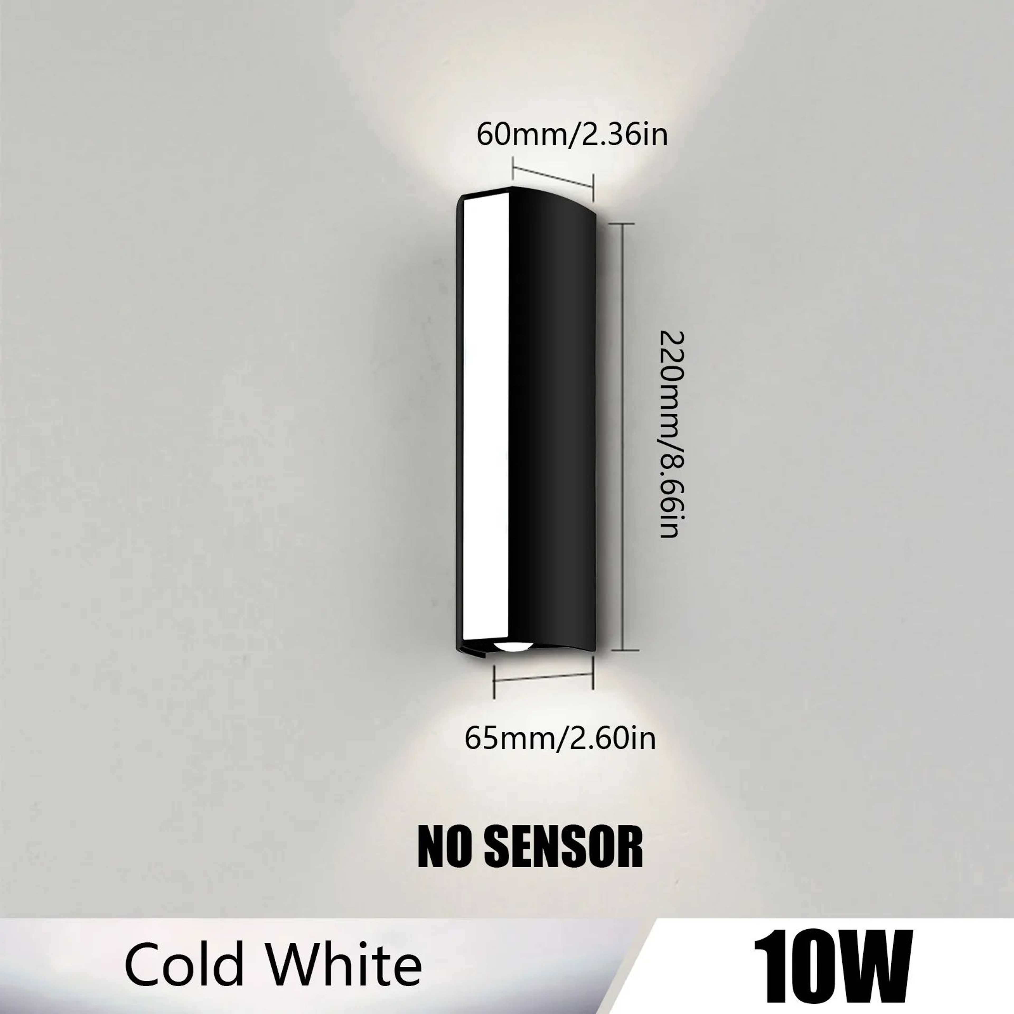 Modern 10W Waterproof LED Wall Lamp  Indoor  Outdoor AC85265V Sconce 6