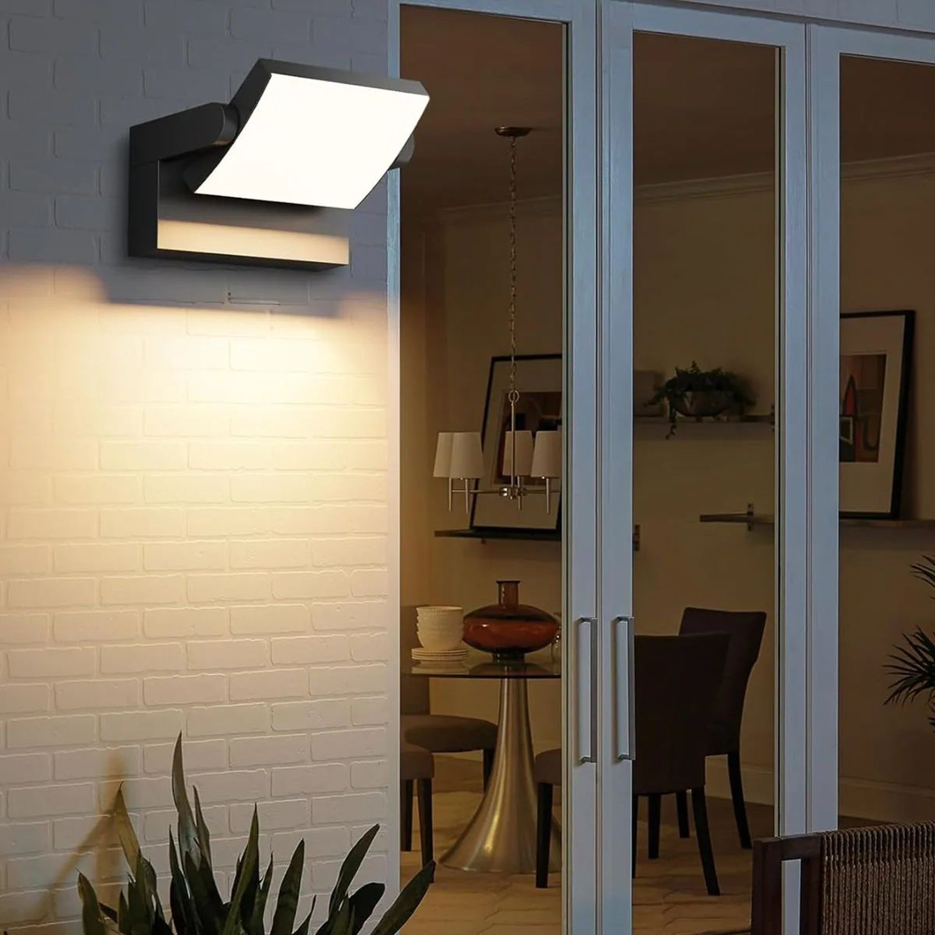 Modern IP65 Motion Sensor Outdoor Wall Lamp  Waterproof LED Porch  Balcony Light 3