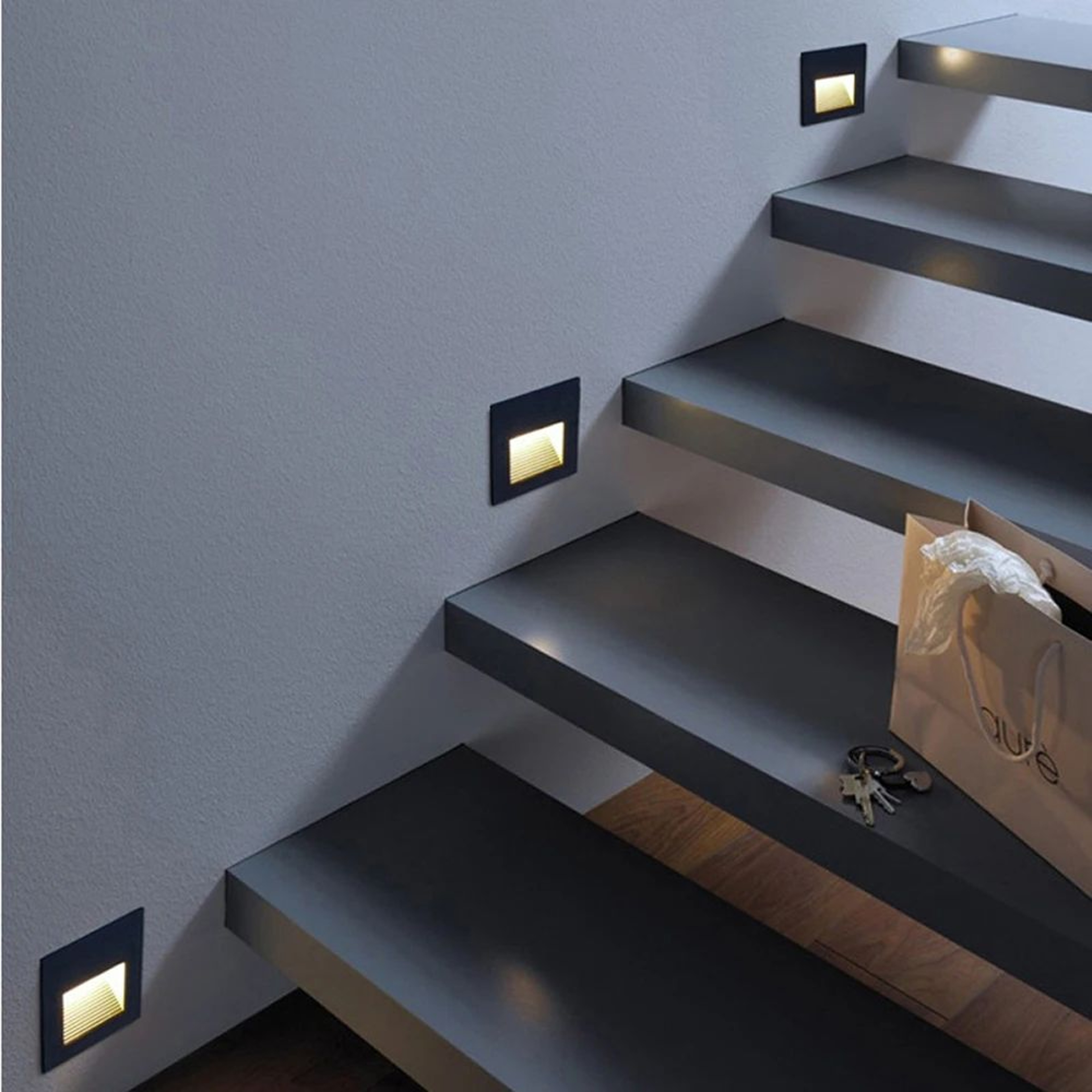Modern Recessed LED Stair  Pathway Wall Light  Waterproof Aluminum Outdoor Footlight 10