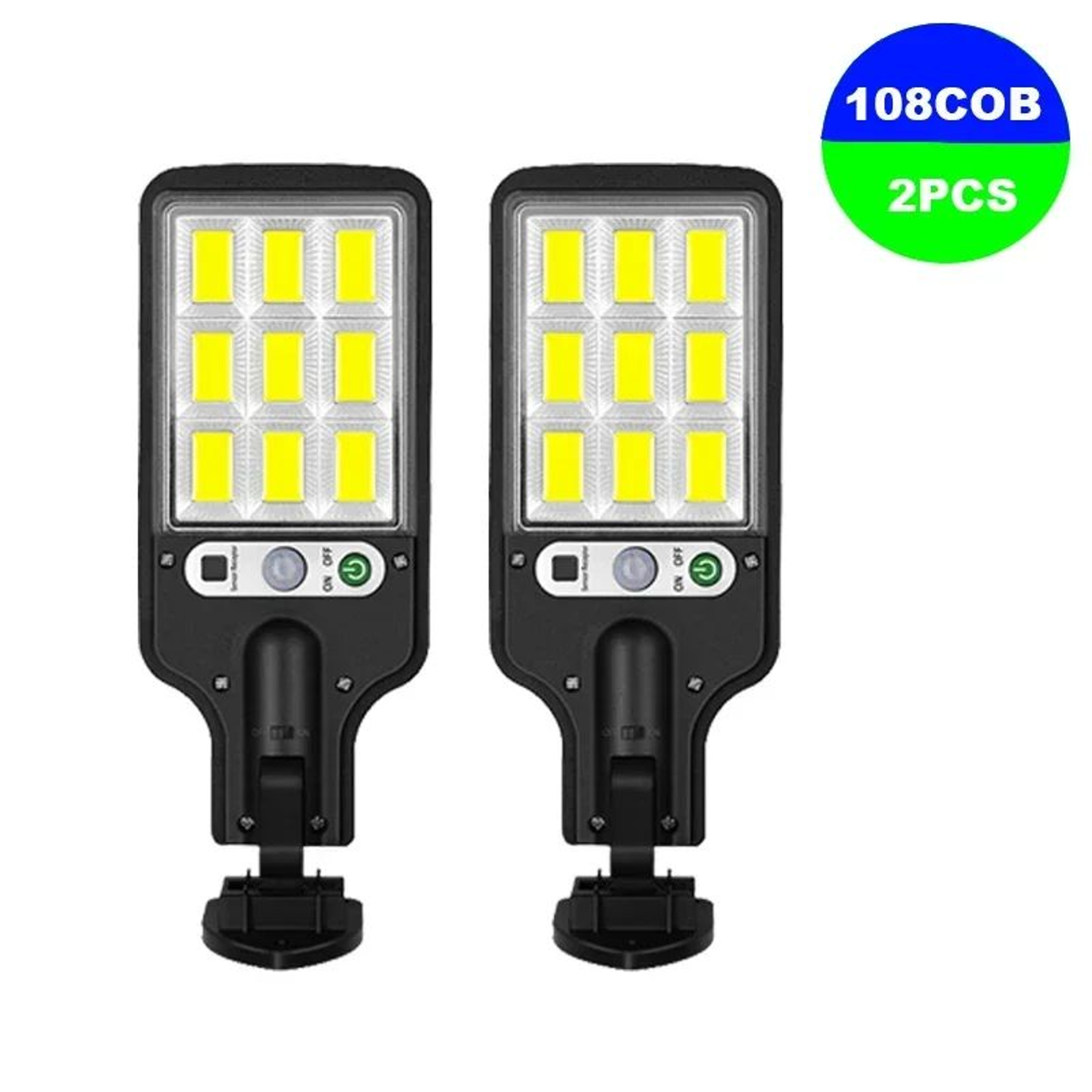 SolarShield IP65 Motion Sensor Solar Garden Lights  3 Mode Outdoor LED Wall Lamp Set 4