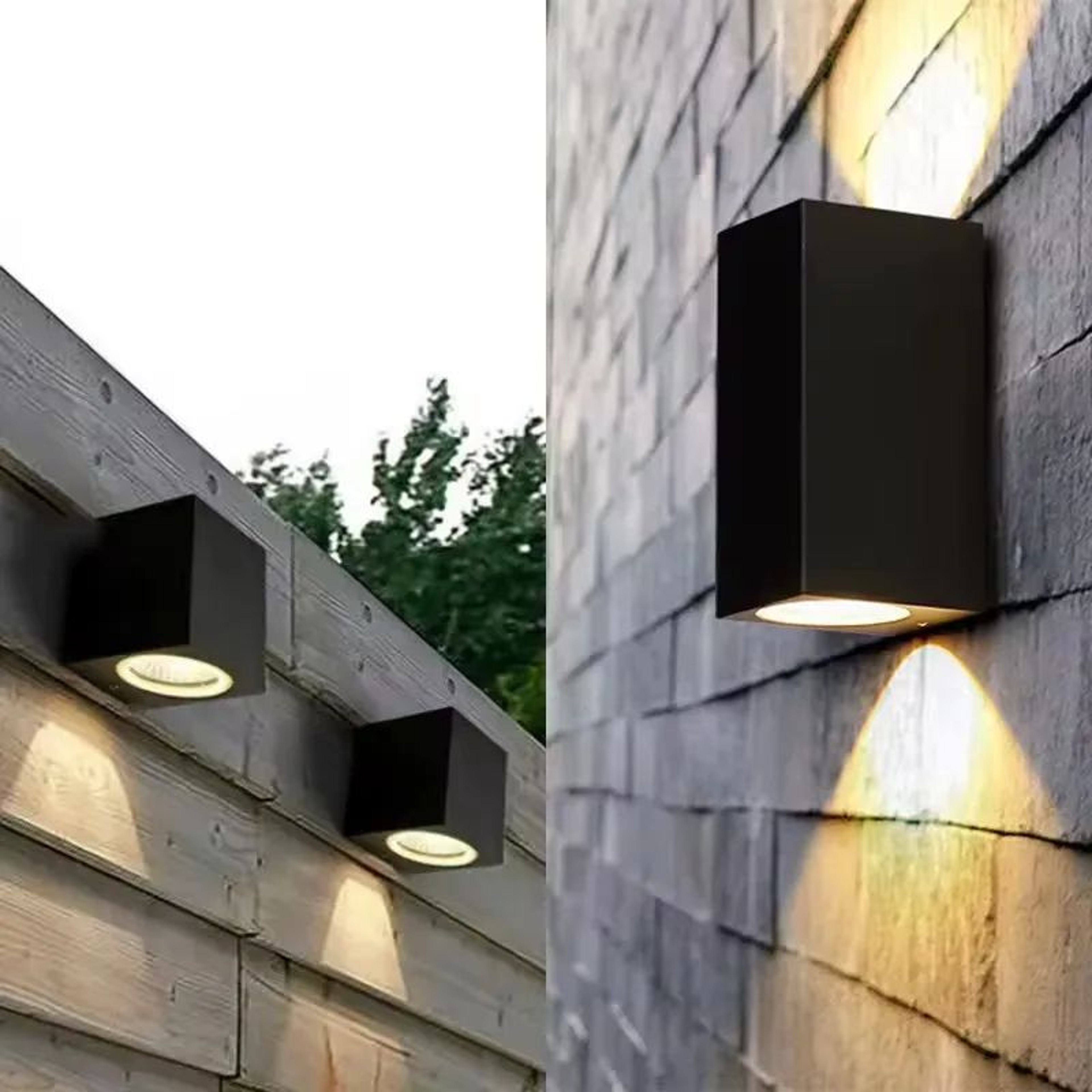 Elegant Outdoor GU10 Up  Down Wall Light  IP65 Waterproof LED Lighting For Garden Porch  Indoor Wal 2