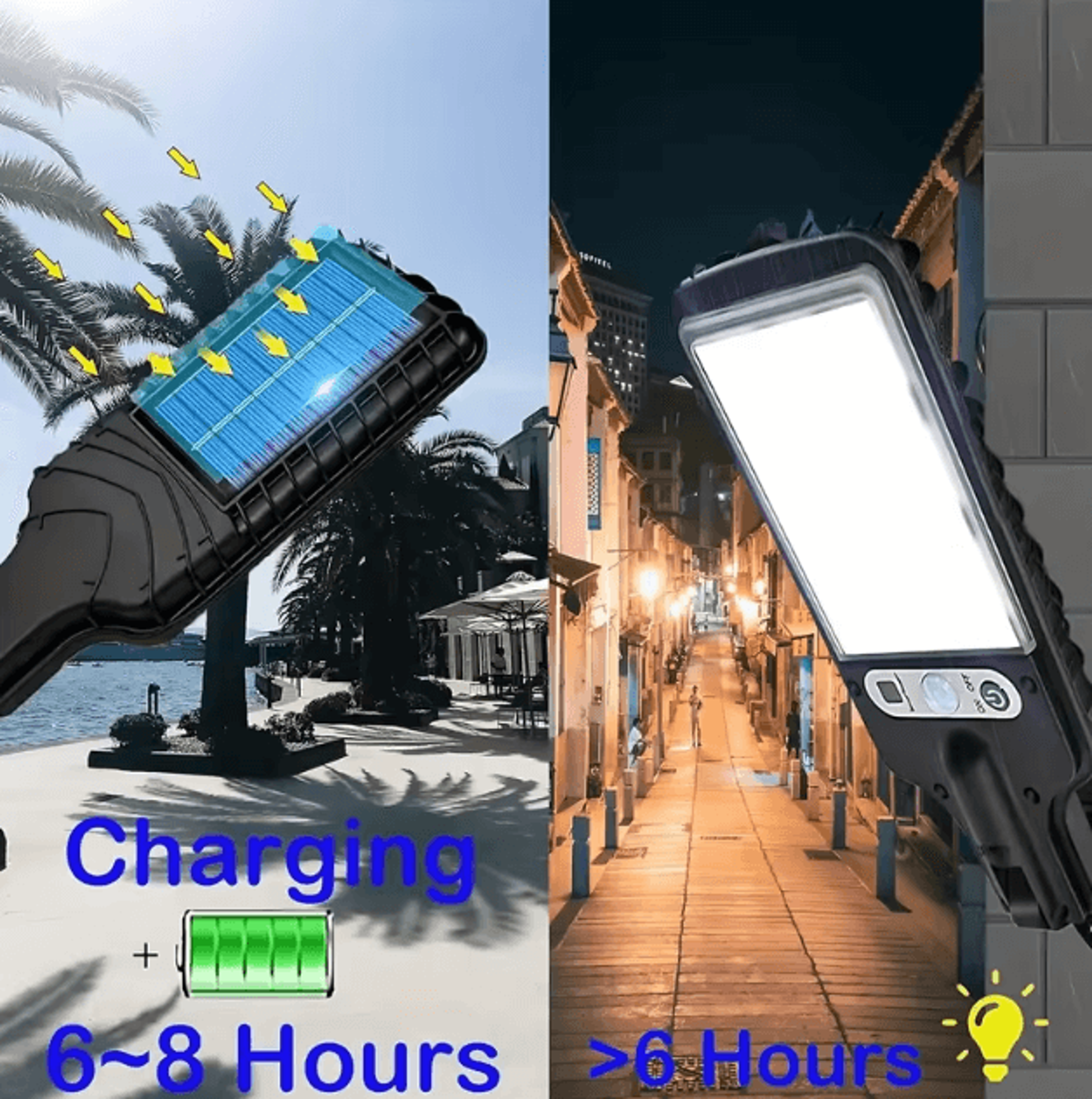 Solar Motion Sensor Security Light  117 COB LED Waterproof Outdoor Wall Lamp With 3 Lighting Modes 1
