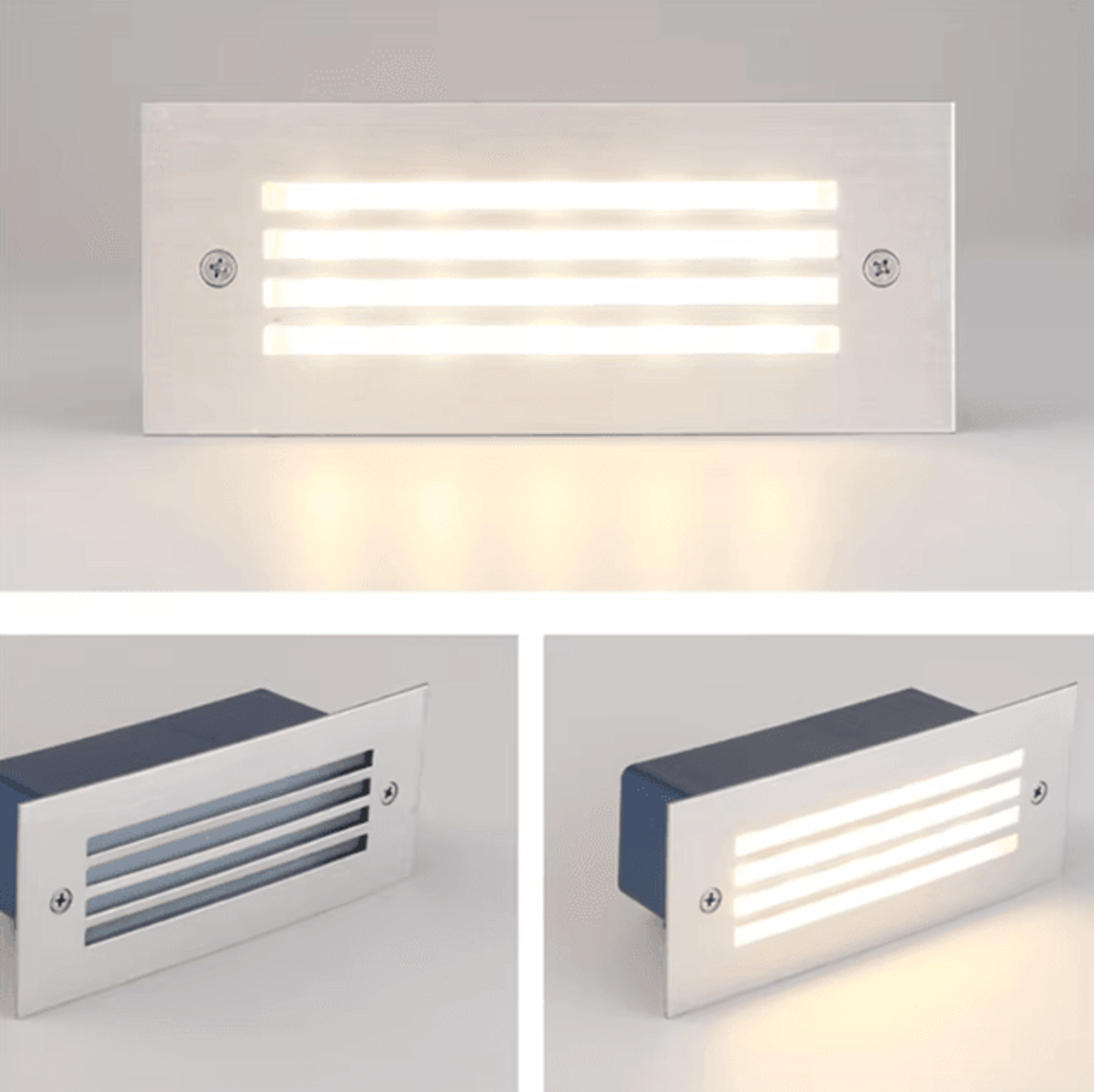 Recessed LED Stair Step Light  5W IP65 Waterproof Aluminum Outdoor Wall Lamp 0