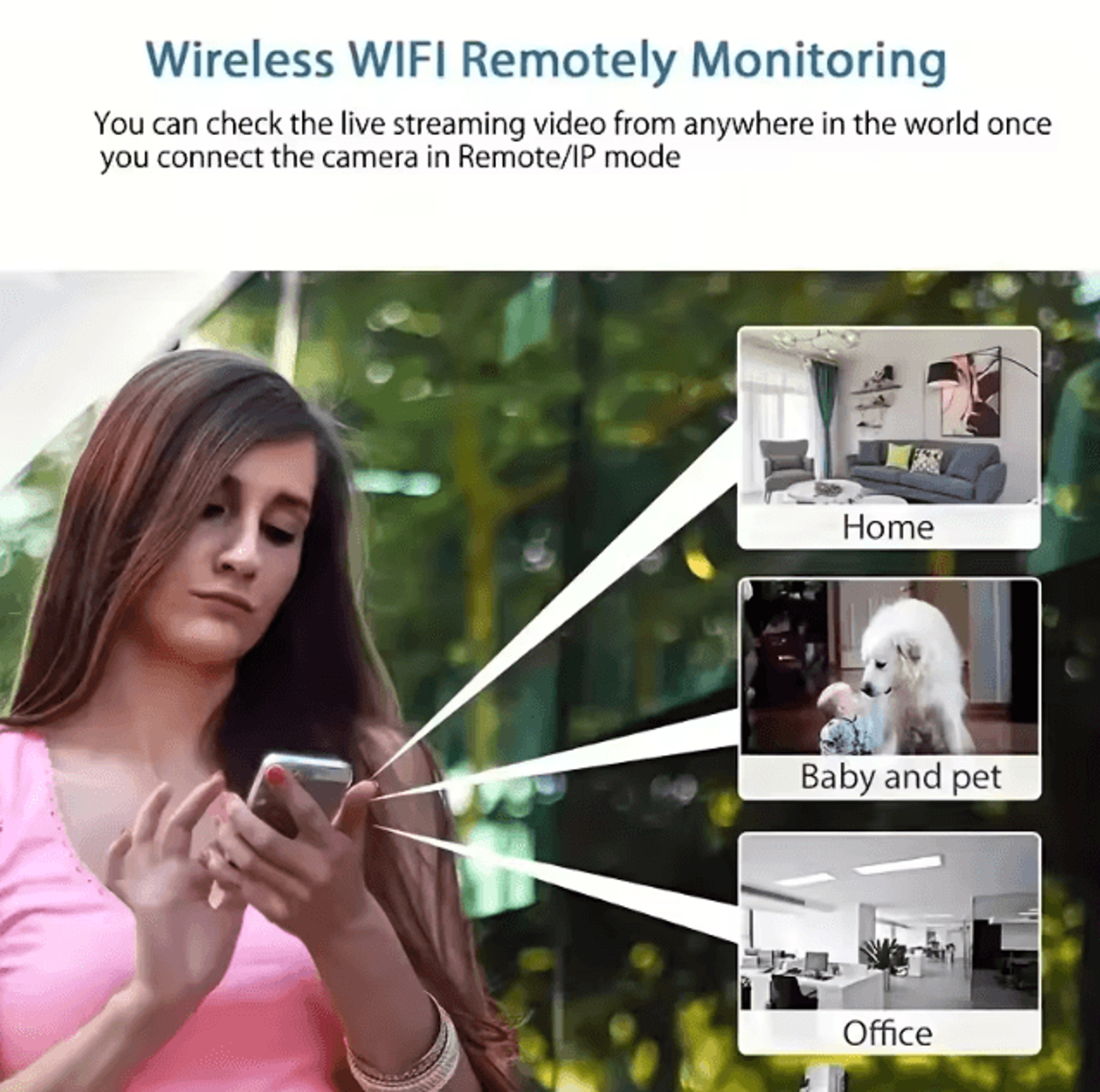 Mini Wireless Smart Security Camera  Night Vision Motion Detection CCTV With Remote App Monitoring 1