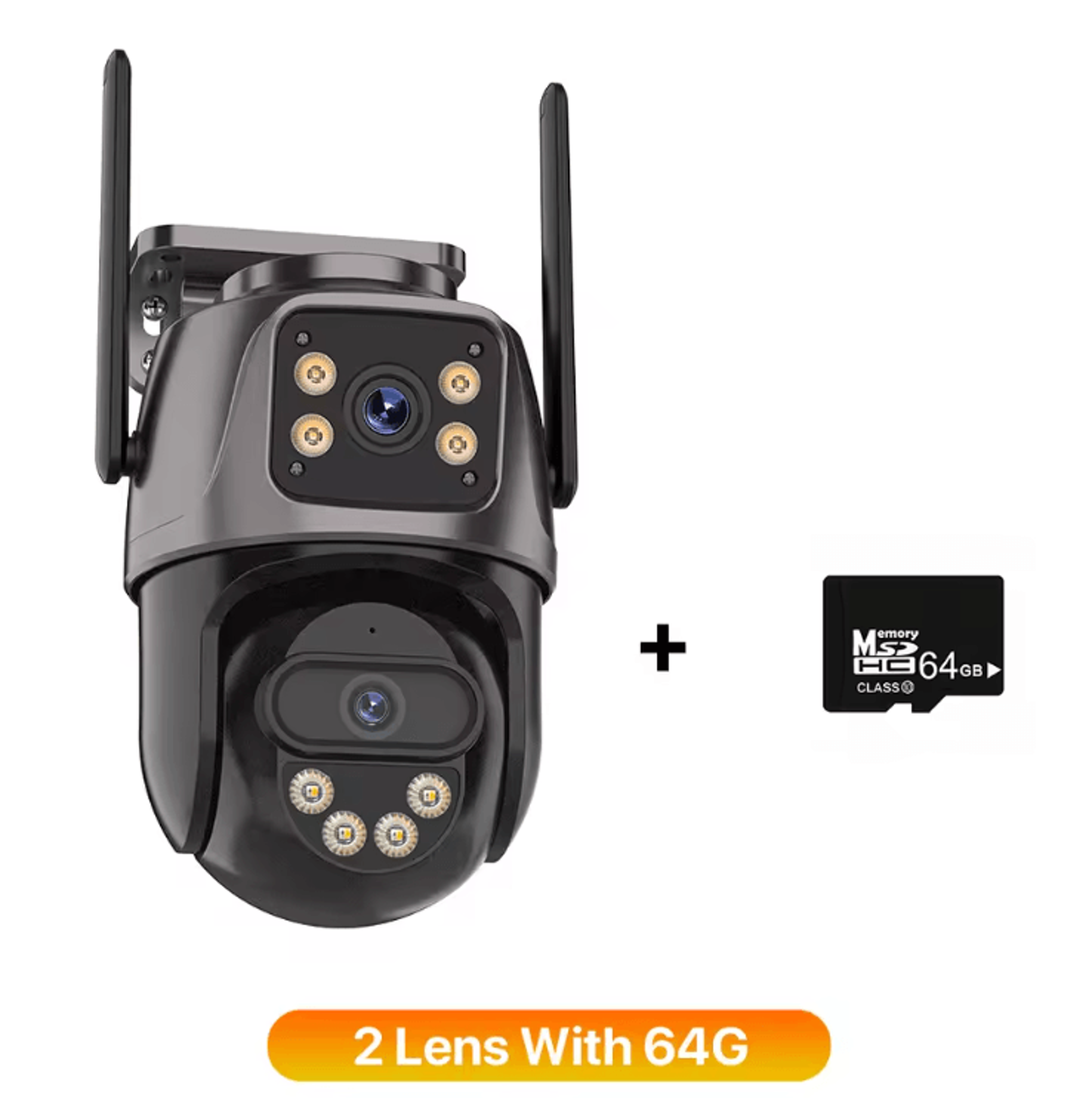 ThreeScreen 4K DualLens PTZ WiFi Security Camera  Outdoor AI Human Detection CCTV 9