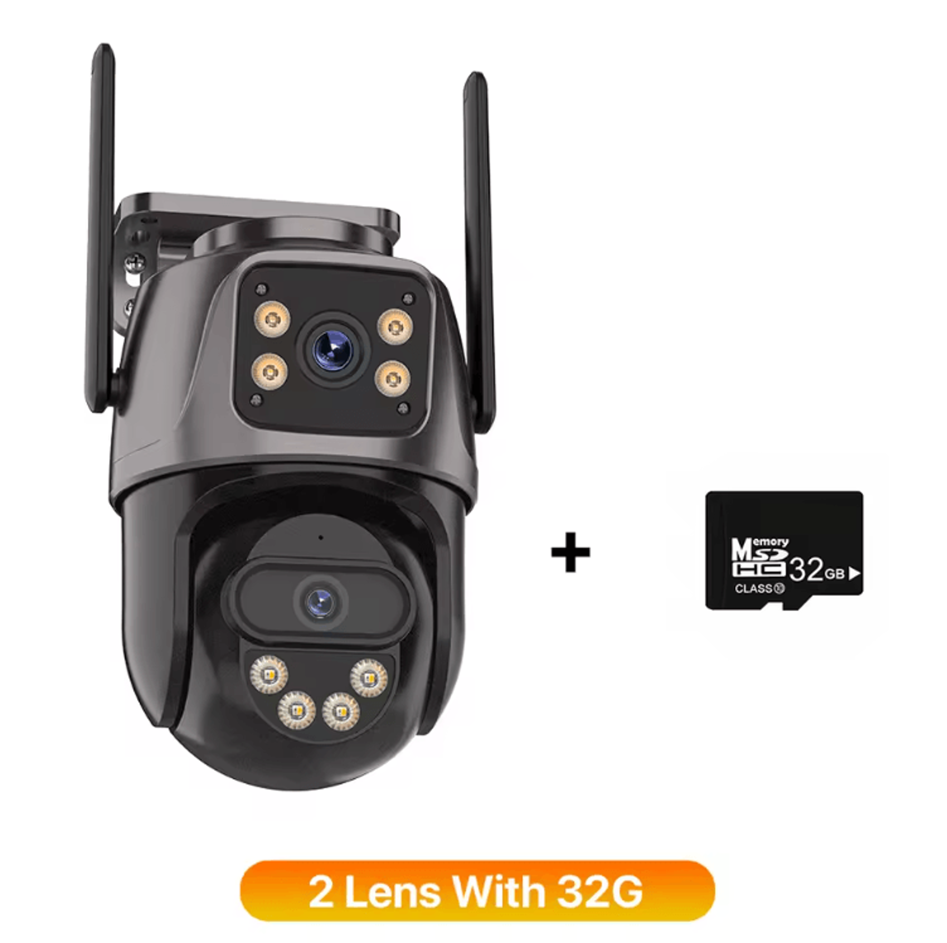 ThreeScreen 4K DualLens PTZ WiFi Security Camera  Outdoor AI Human Detection CCTV 8
