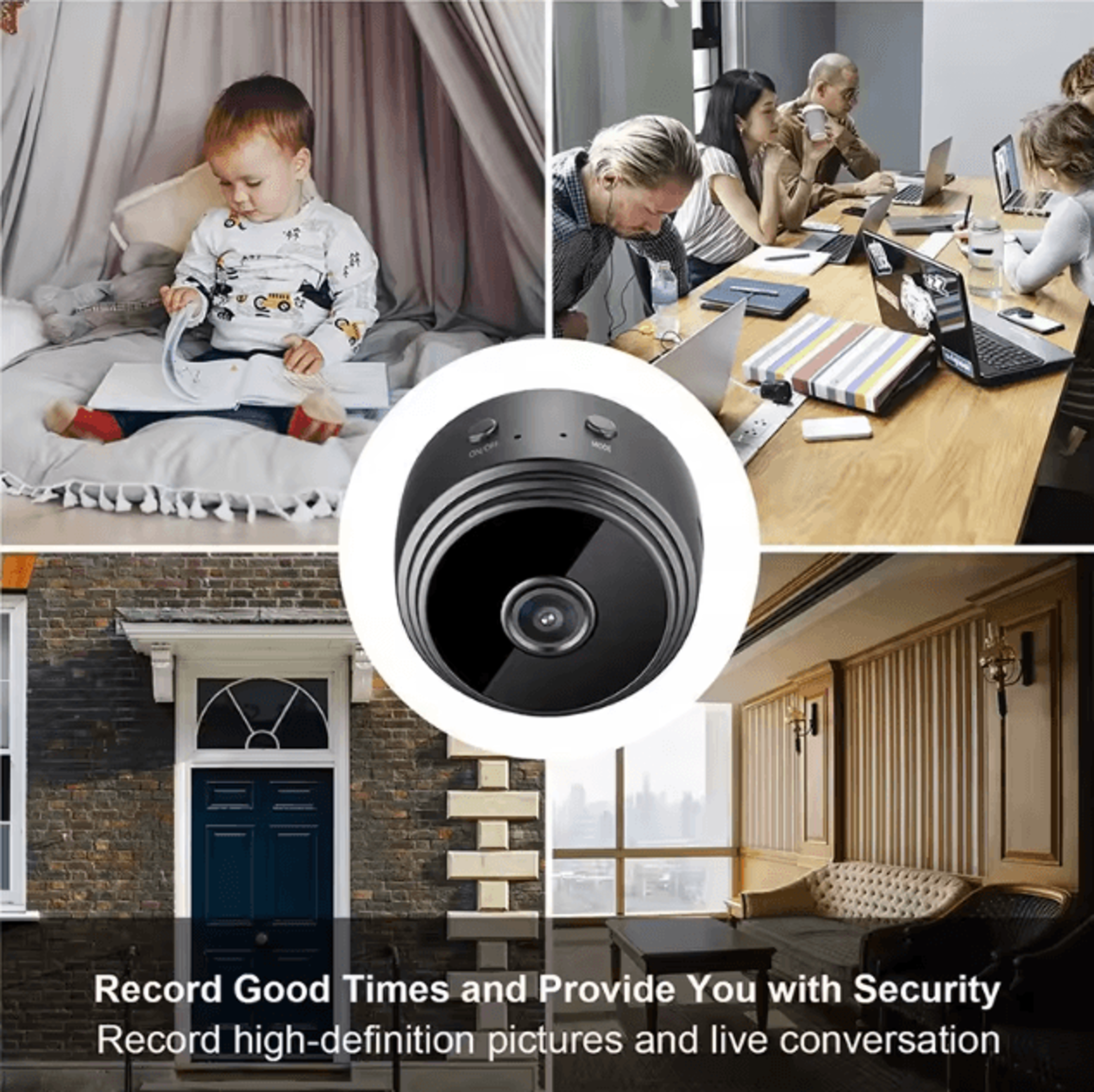 A9 Mini WiFi Security Camera  1080P Wireless Smart Surveillance Cam With Night Vision 1