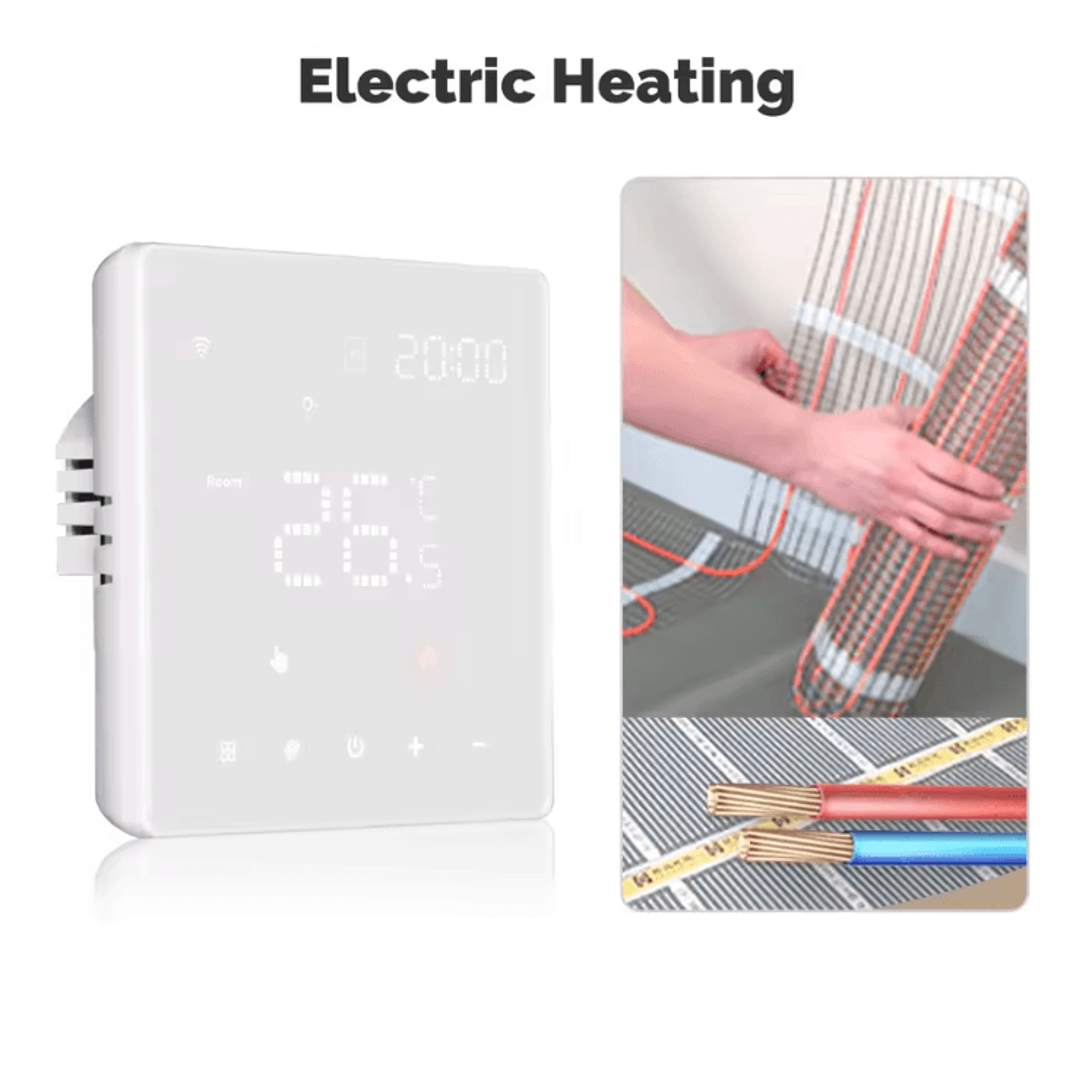 MOES Tuya WiFi Smart Thermostat  Programmable Boiler  Electric Heating Temperature Controller With  3