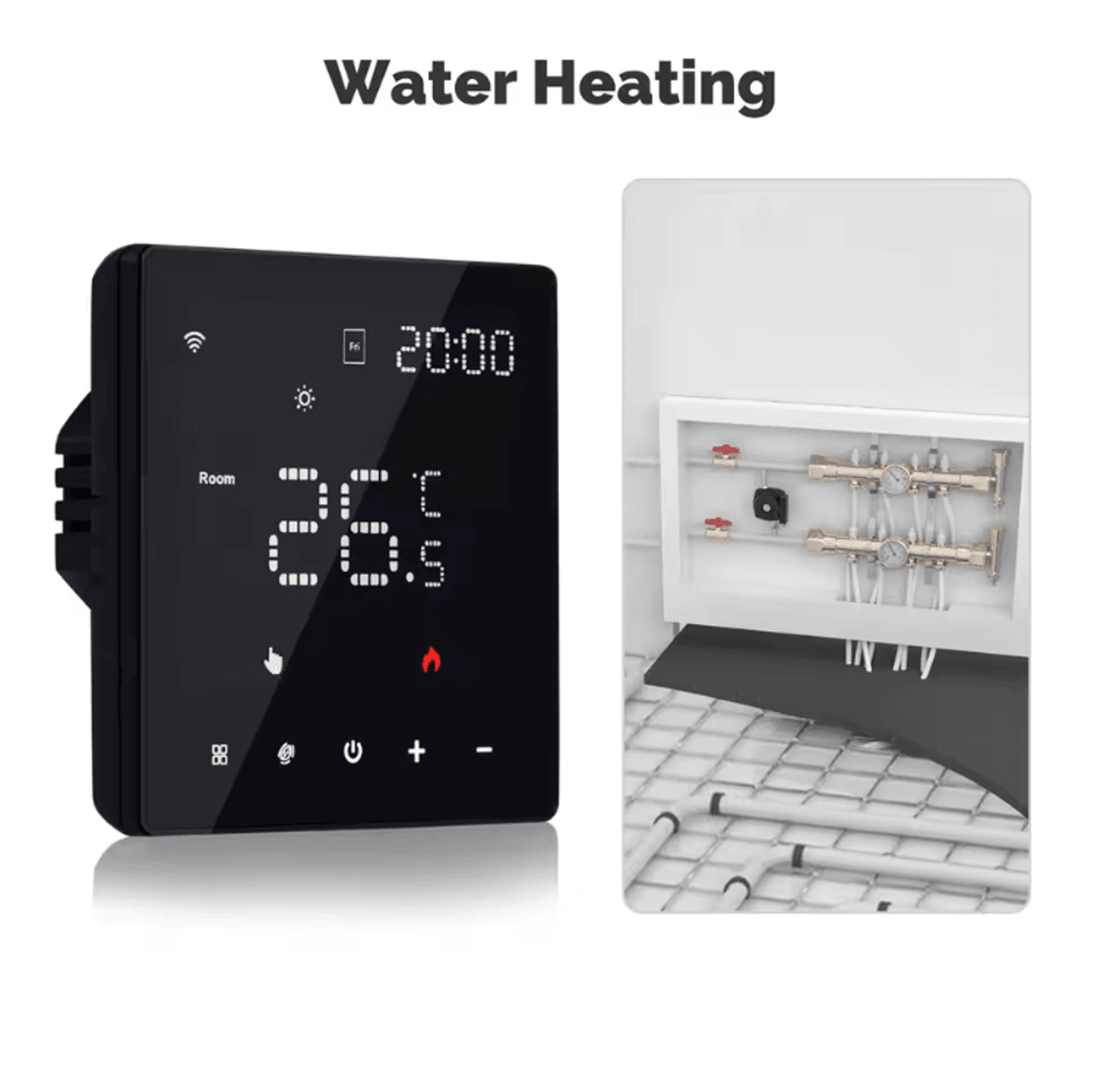 MOES Tuya WiFi Smart Thermostat  Programmable Boiler  Electric Heating Temperature Controller With  5