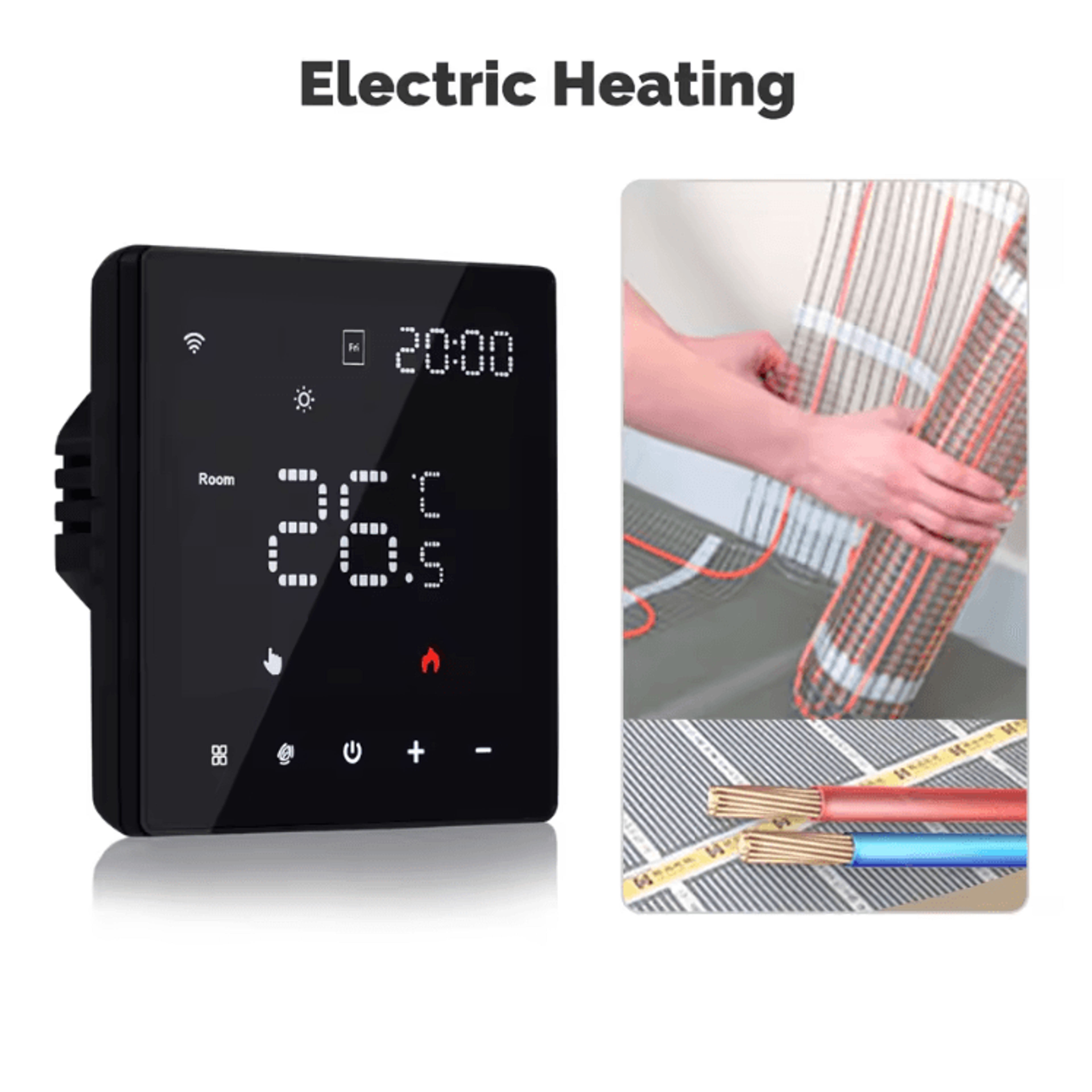 MOES Tuya WiFi Smart Thermostat  Programmable Boiler  Electric Heating Temperature Controller With  6
