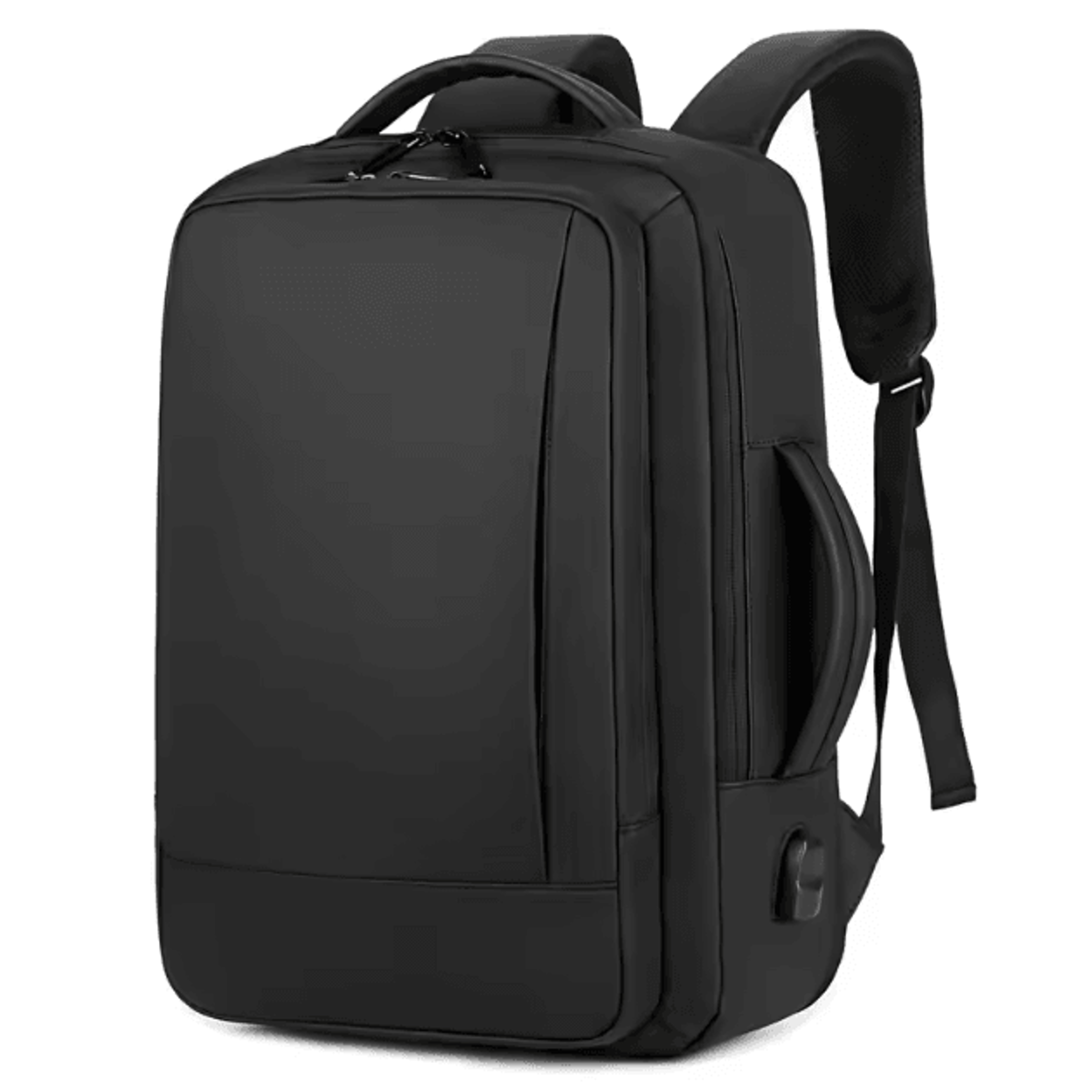 Expandable Business Travel Laptop Backpack With USB Charging  Waterproof Commuter Backpack For Men 2