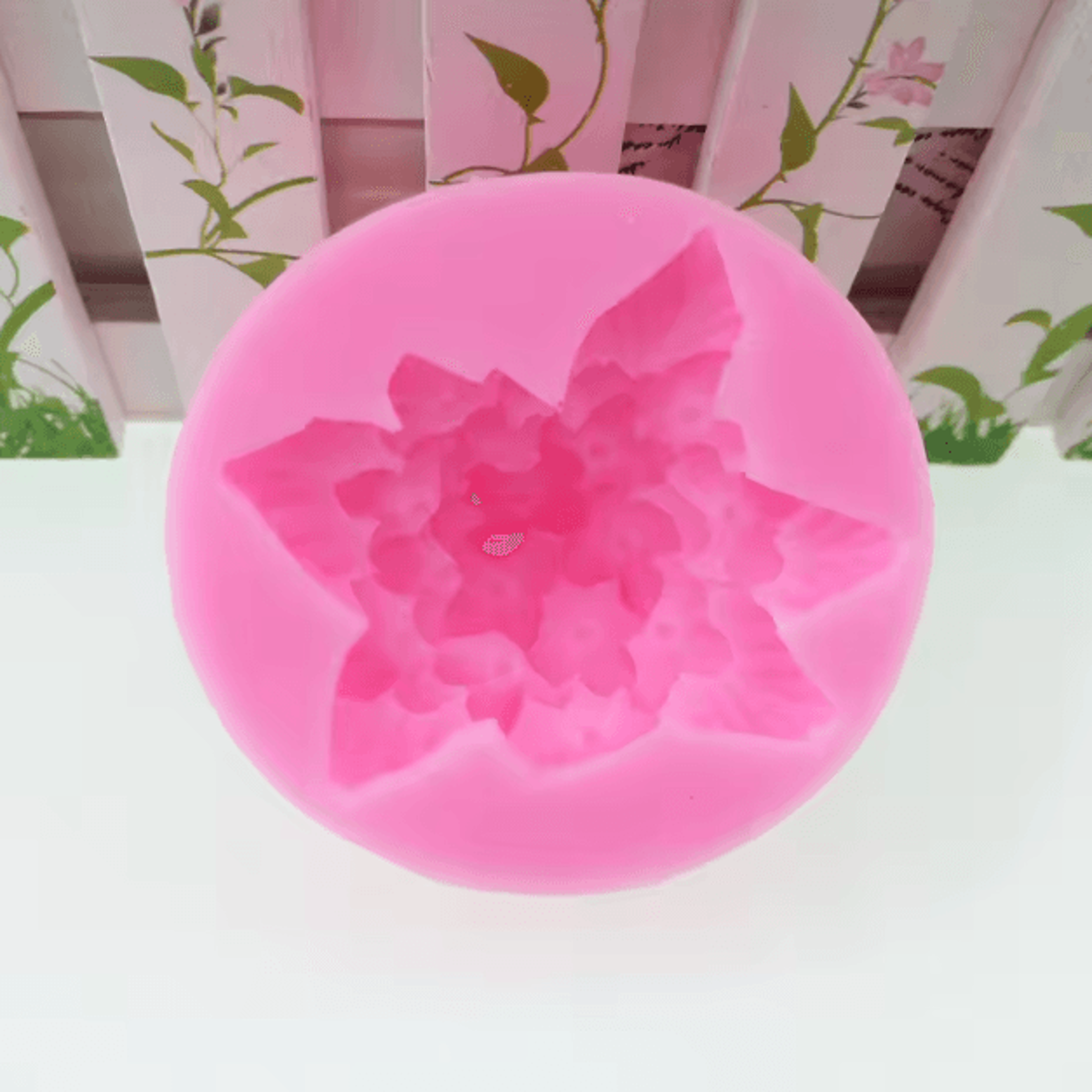 Hydrangea Flower Silicone Soap Molds For Soap Making Handmade Resin Form Mould Fondant Cake Decorat 2
