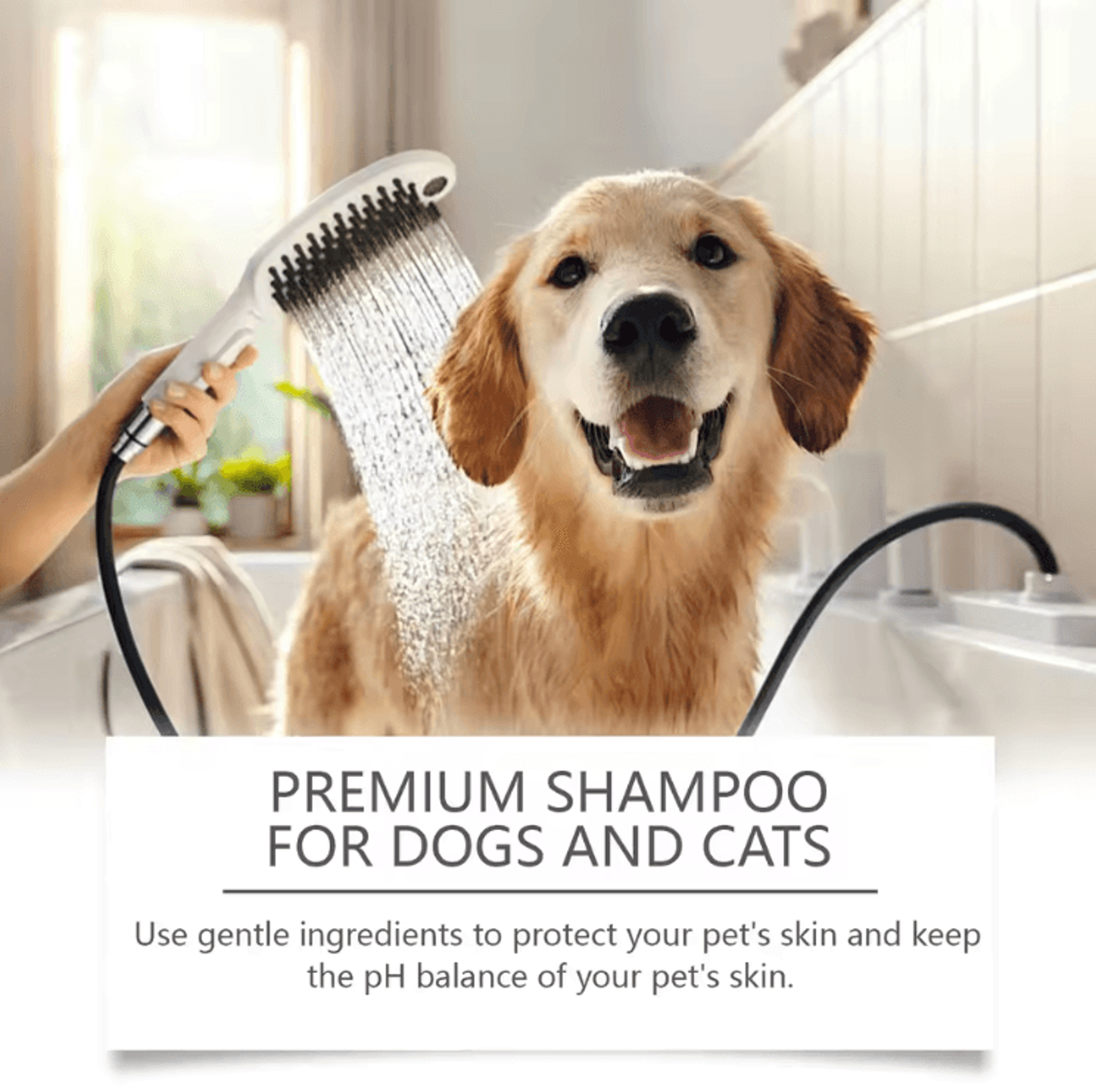 Waterless Pet Shampoo Foam For Dogs And Cats Gentle Odor Control And Easy Cleaning 3
