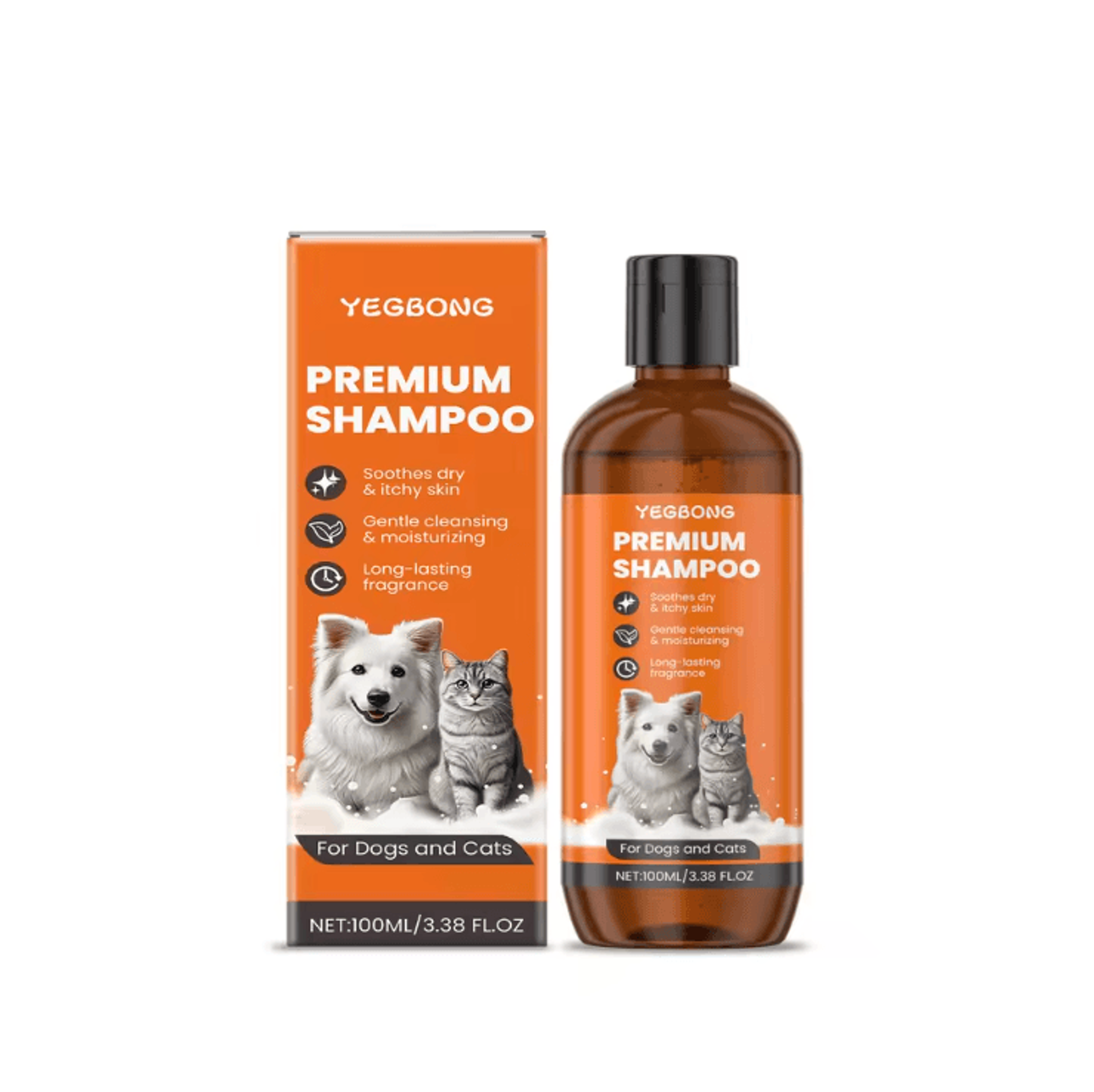 Waterless Pet Shampoo Foam For Dogs And Cats Gentle Odor Control And Easy Cleaning 5