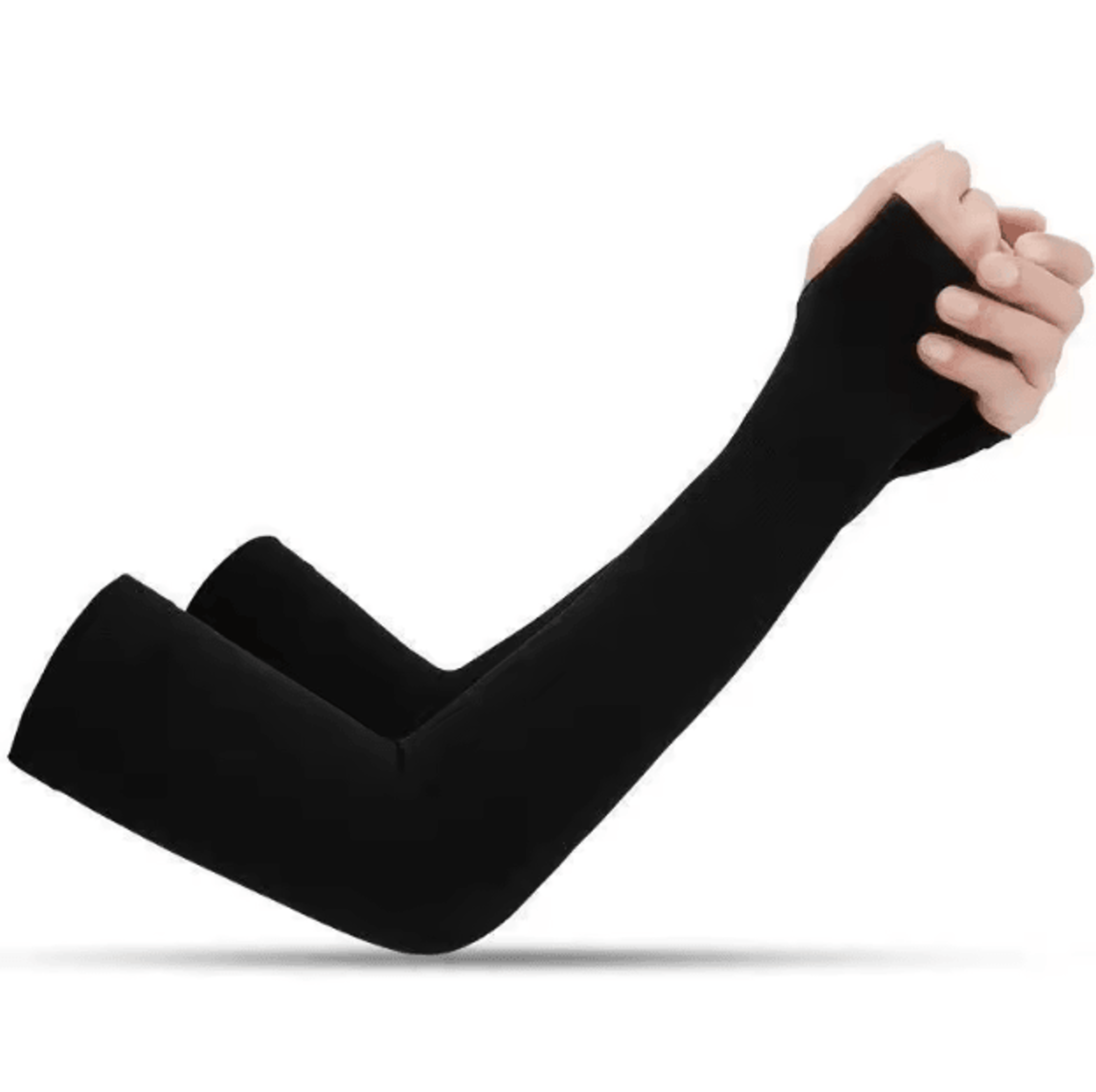 Ice Silk Cooling Arm Sleeves With Fingerless Design For UV Protection And Outdoor Sports 4