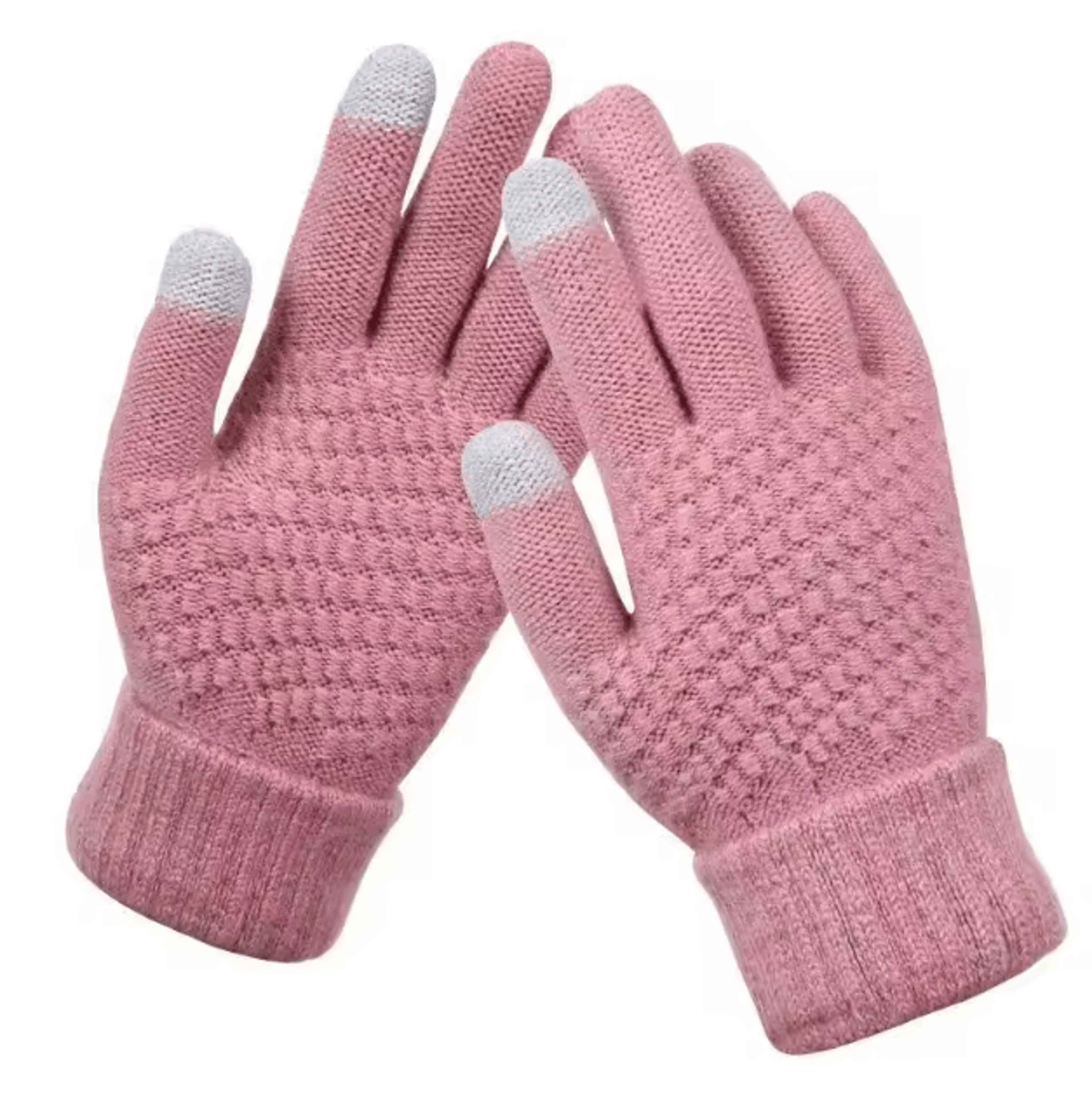 Thermal Knit Touchscreen Gloves Warm Stretch Winter FullFinger Gloves For Driving  Outdoor Use 4