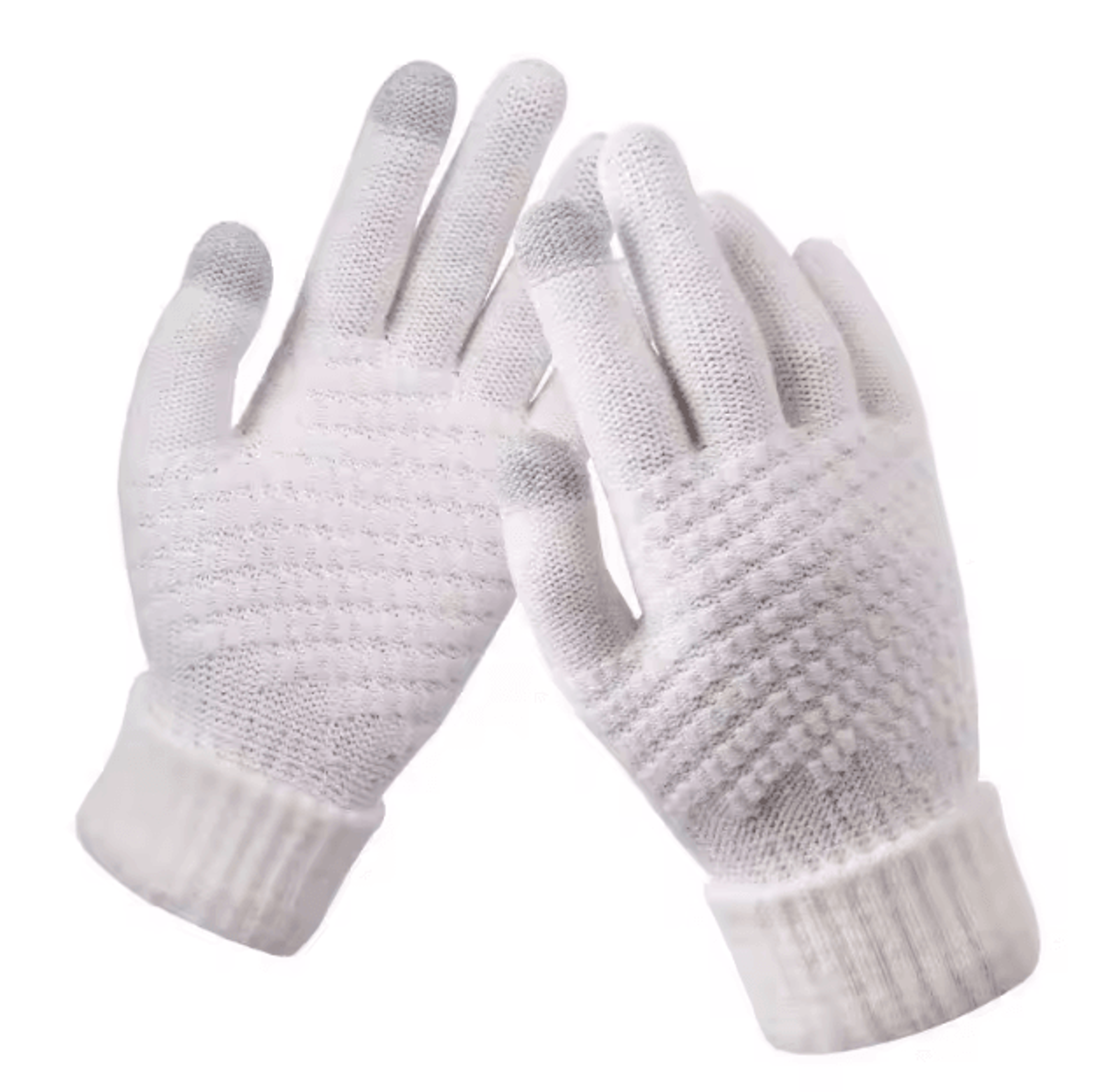 Thermal Knit Touchscreen Gloves Warm Stretch Winter FullFinger Gloves For Driving  Outdoor Use 5