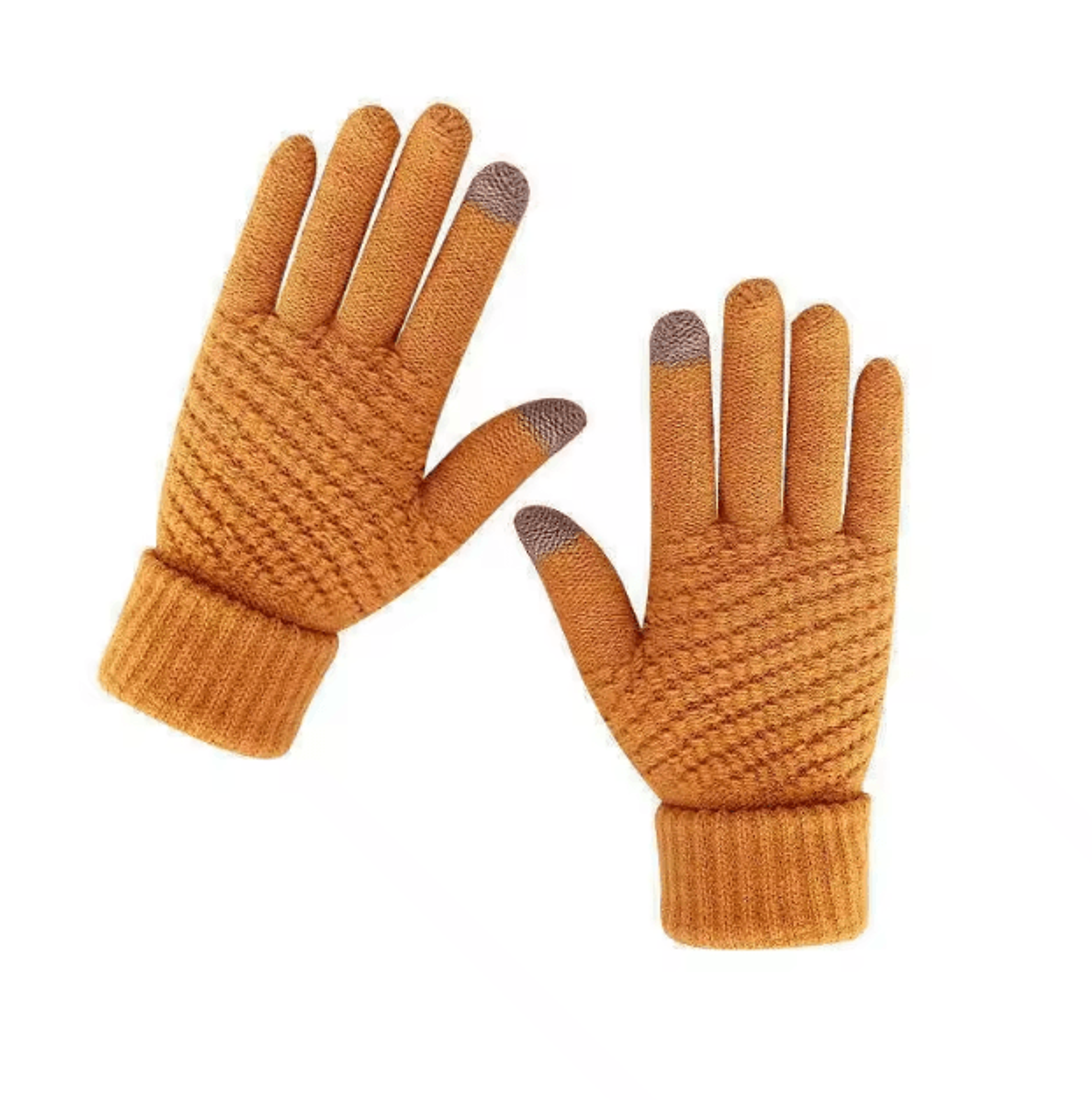 Thermal Knit Touchscreen Gloves Warm Stretch Winter FullFinger Gloves For Driving  Outdoor Use 6